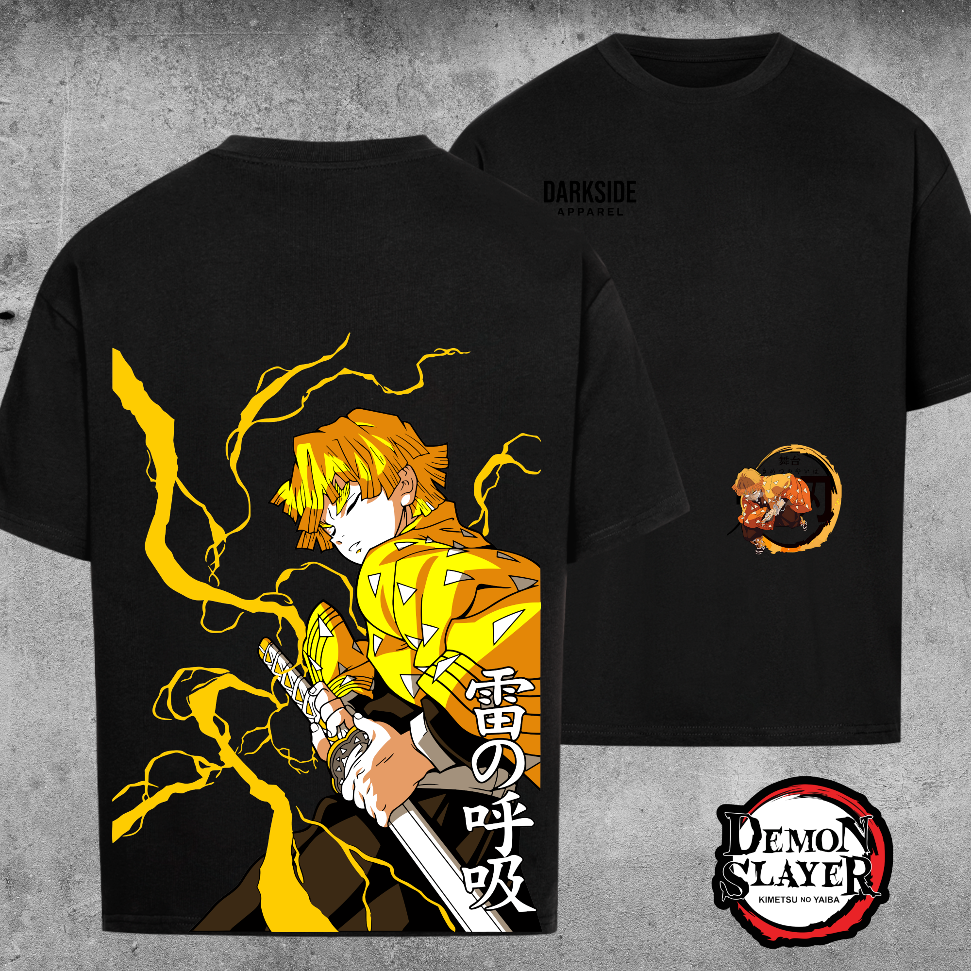 Zenitsu Thunder Breathing – Oversized Shirt