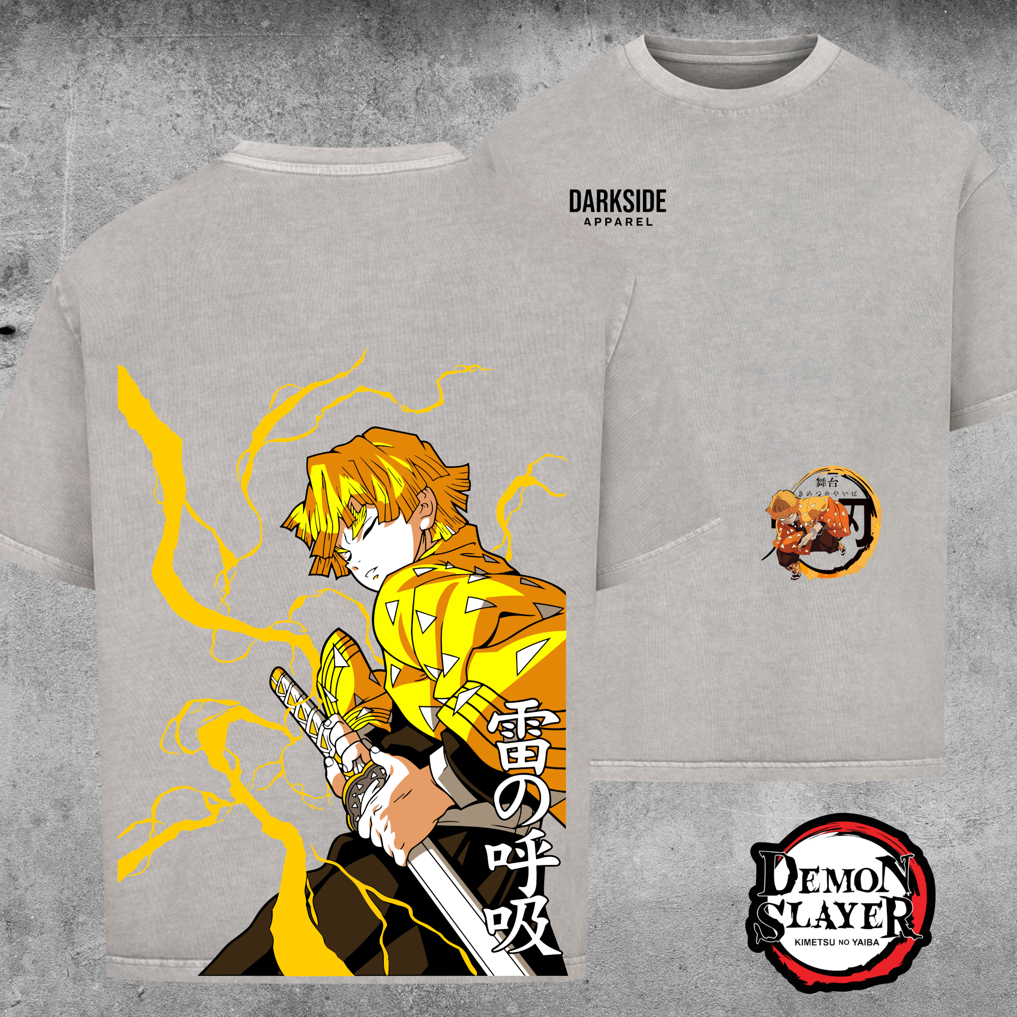 Zenitsu Thunder Breathing – Oversized Shirt
