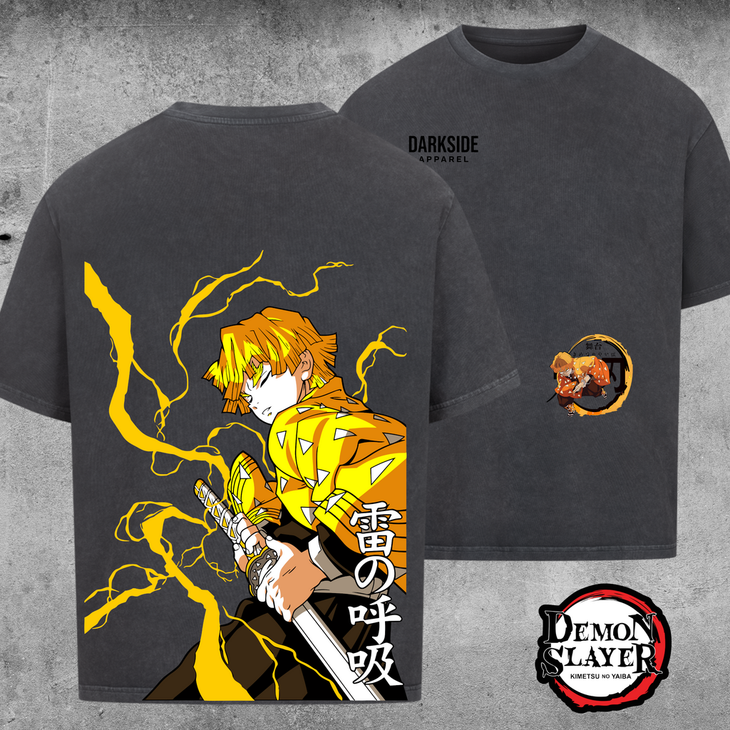 Zenitsu Thunder Breathing – Oversized Shirt
