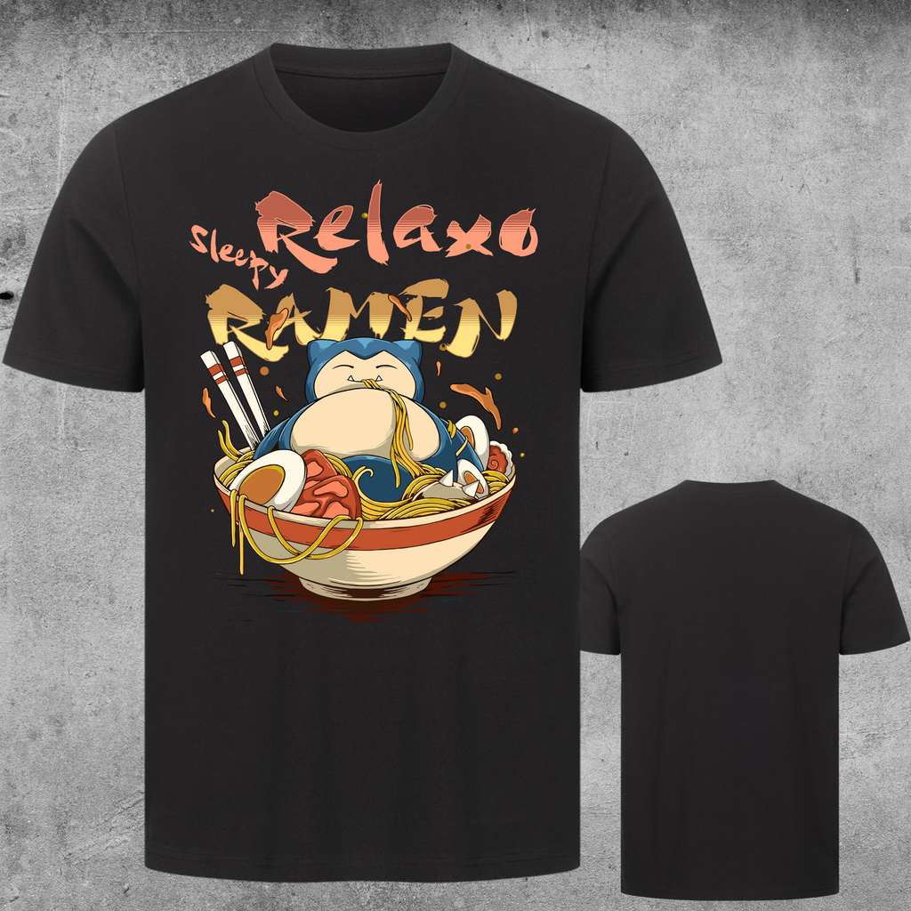 Sleepy Relaxo Ramen – Fan-Design T-Shirt
