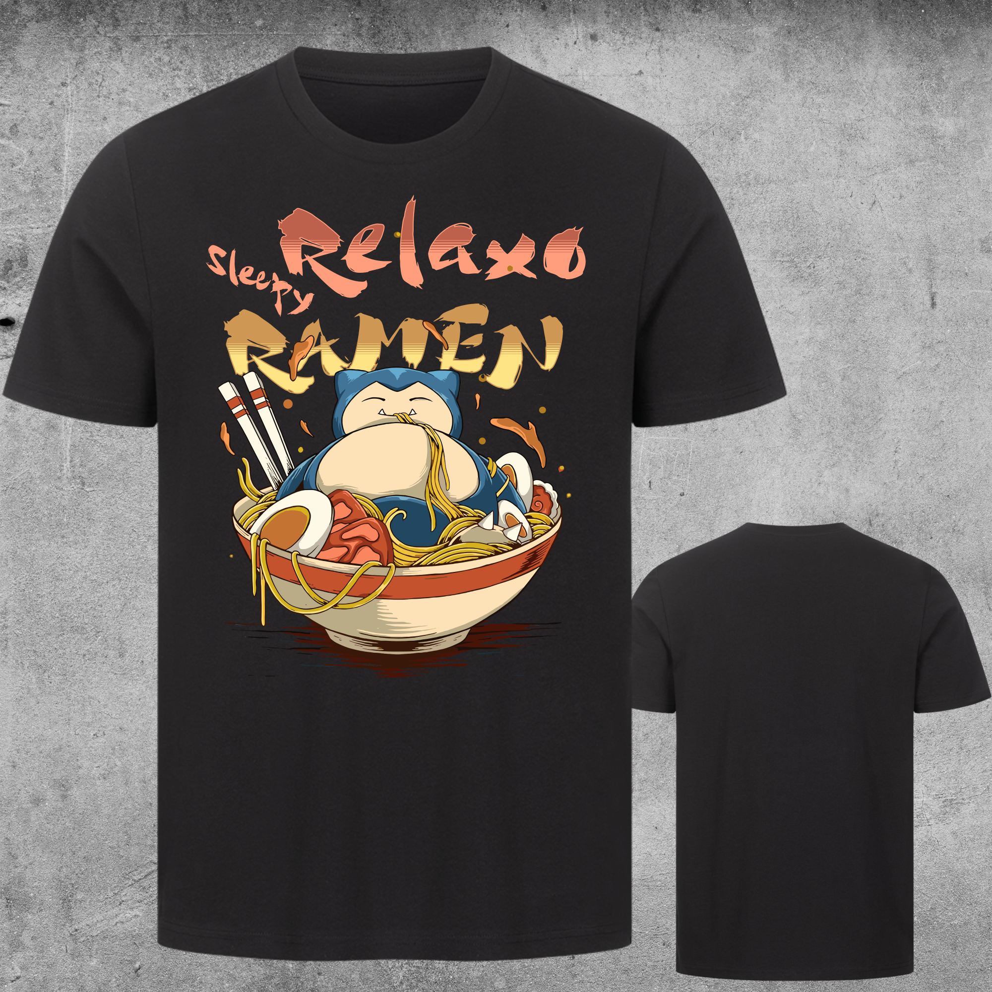 Sleepy Relaxo Ramen – Fan-Design T-Shirt