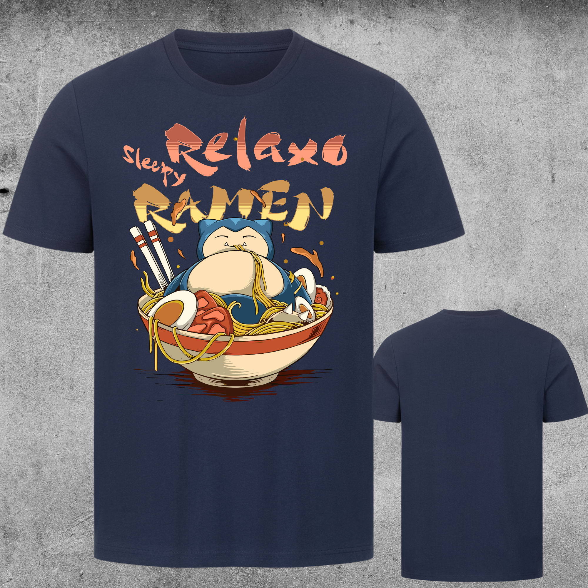 Sleepy Relaxo Ramen – Fan-Design T-Shirt