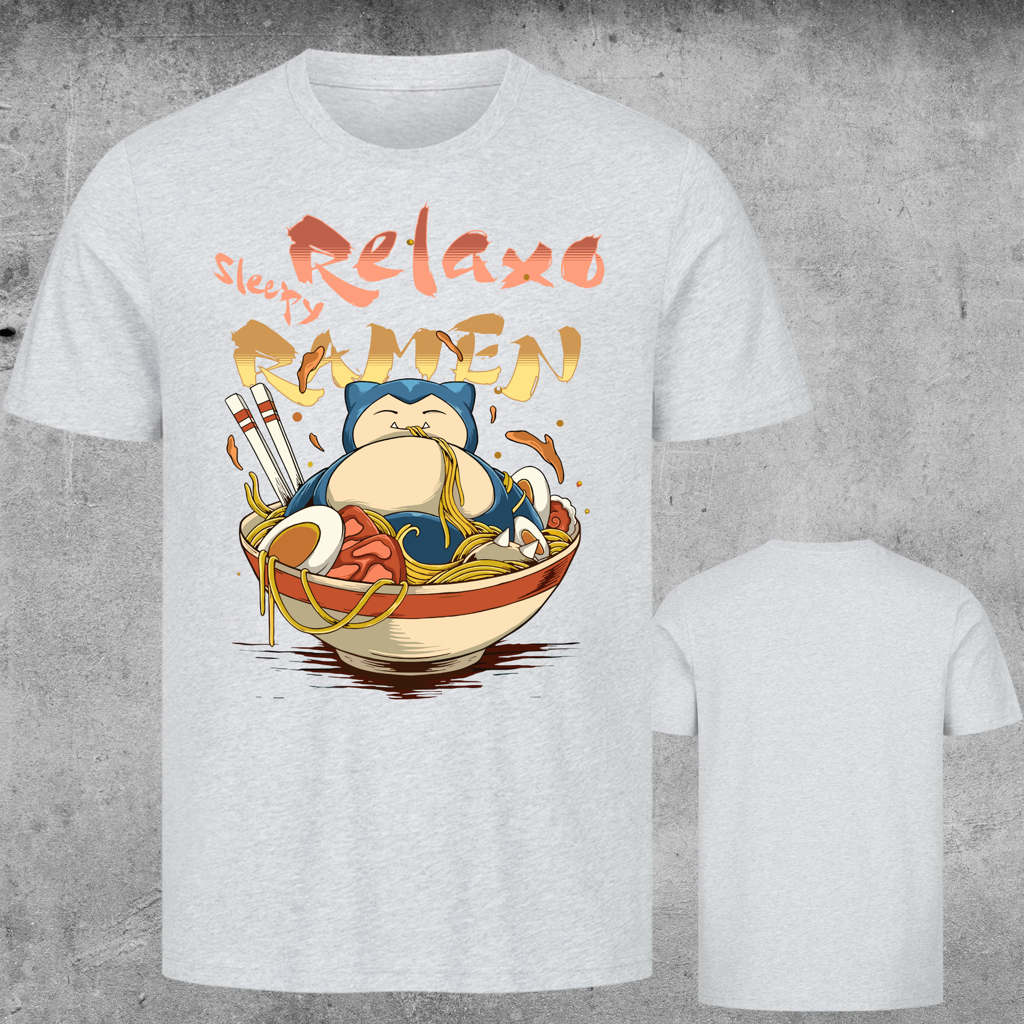 Sleepy Relaxo Ramen – Fan-Design T-Shirt