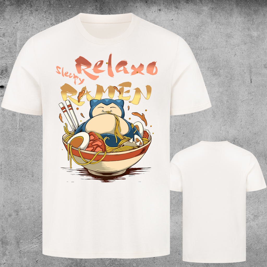 Sleepy Relaxo Ramen – Fan-Design T-Shirt