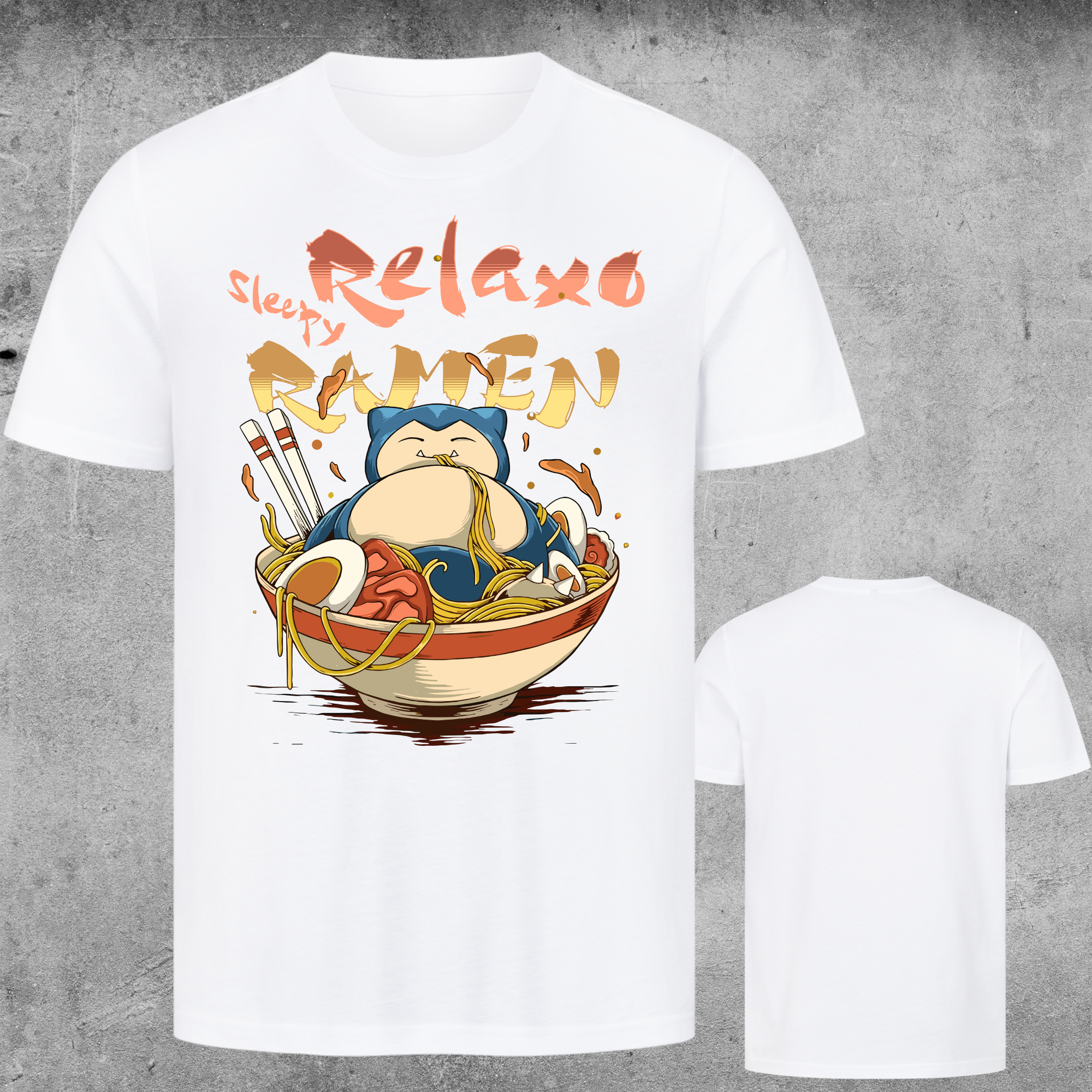 Sleepy Relaxo Ramen – Fan-Design T-Shirt