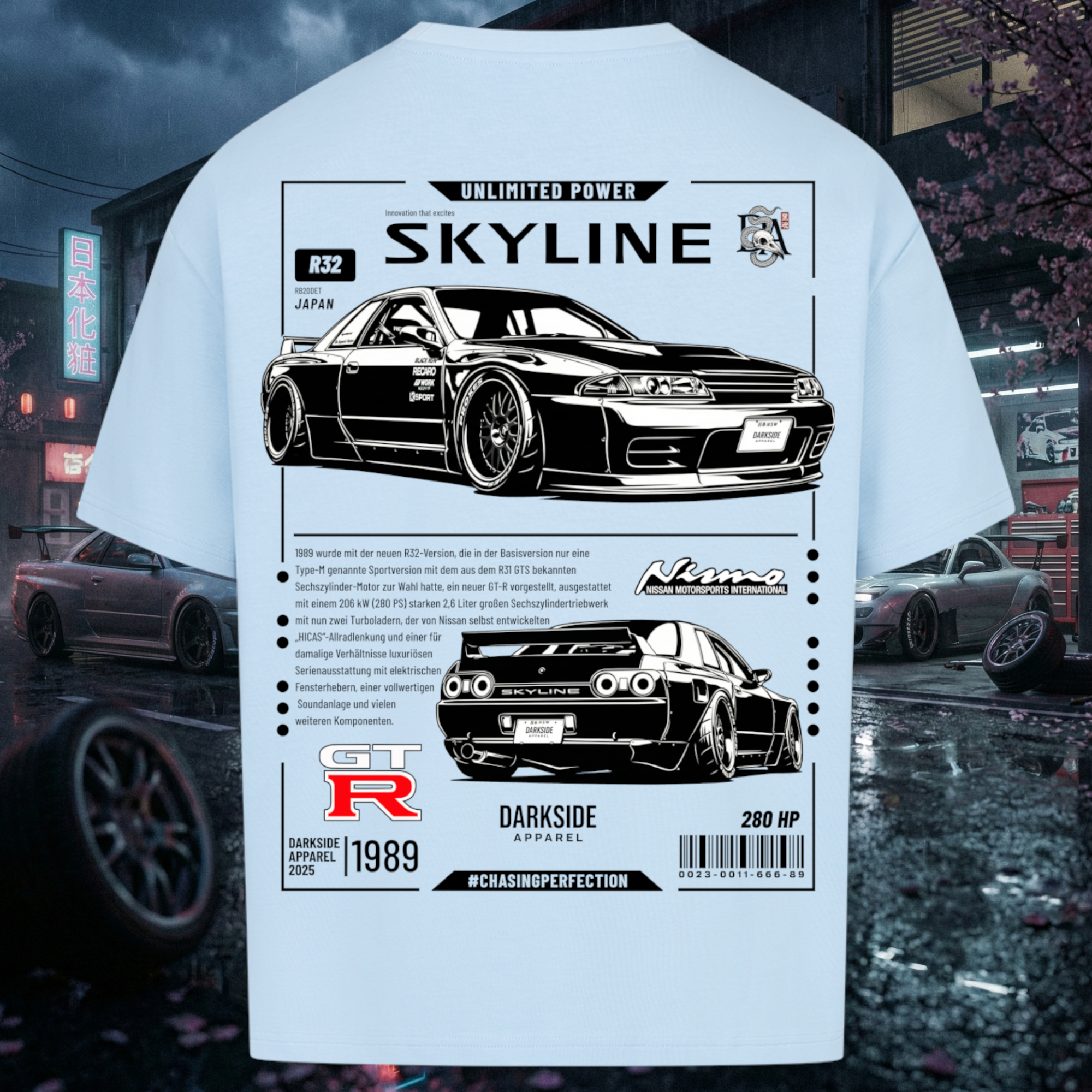 Skyline R32 Edition - Oversized Shirt