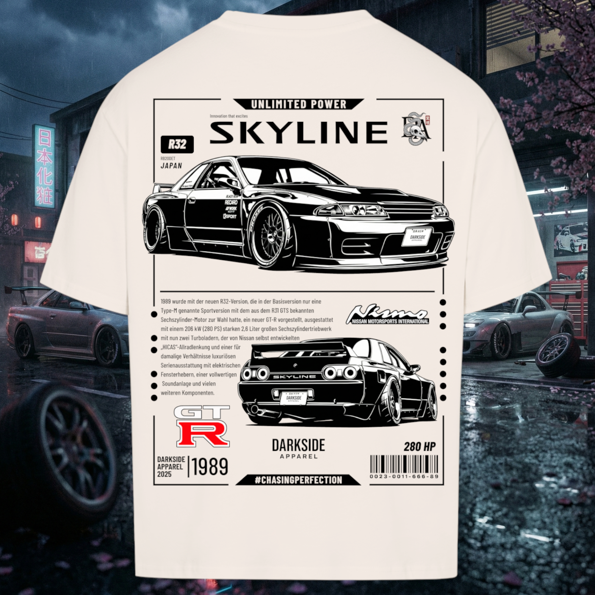 Skyline R32 Edition - Oversized Shirt