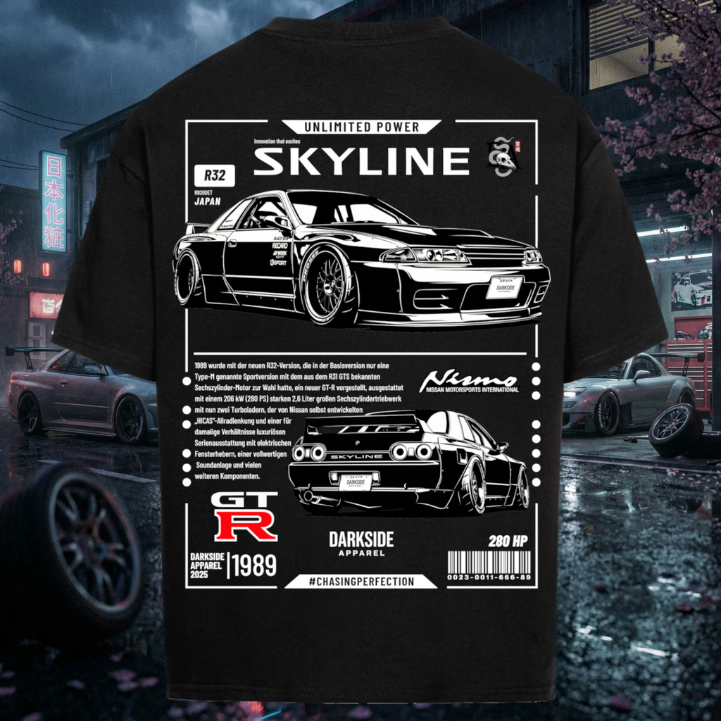 Skyline R32 Edition - Oversized Shirt