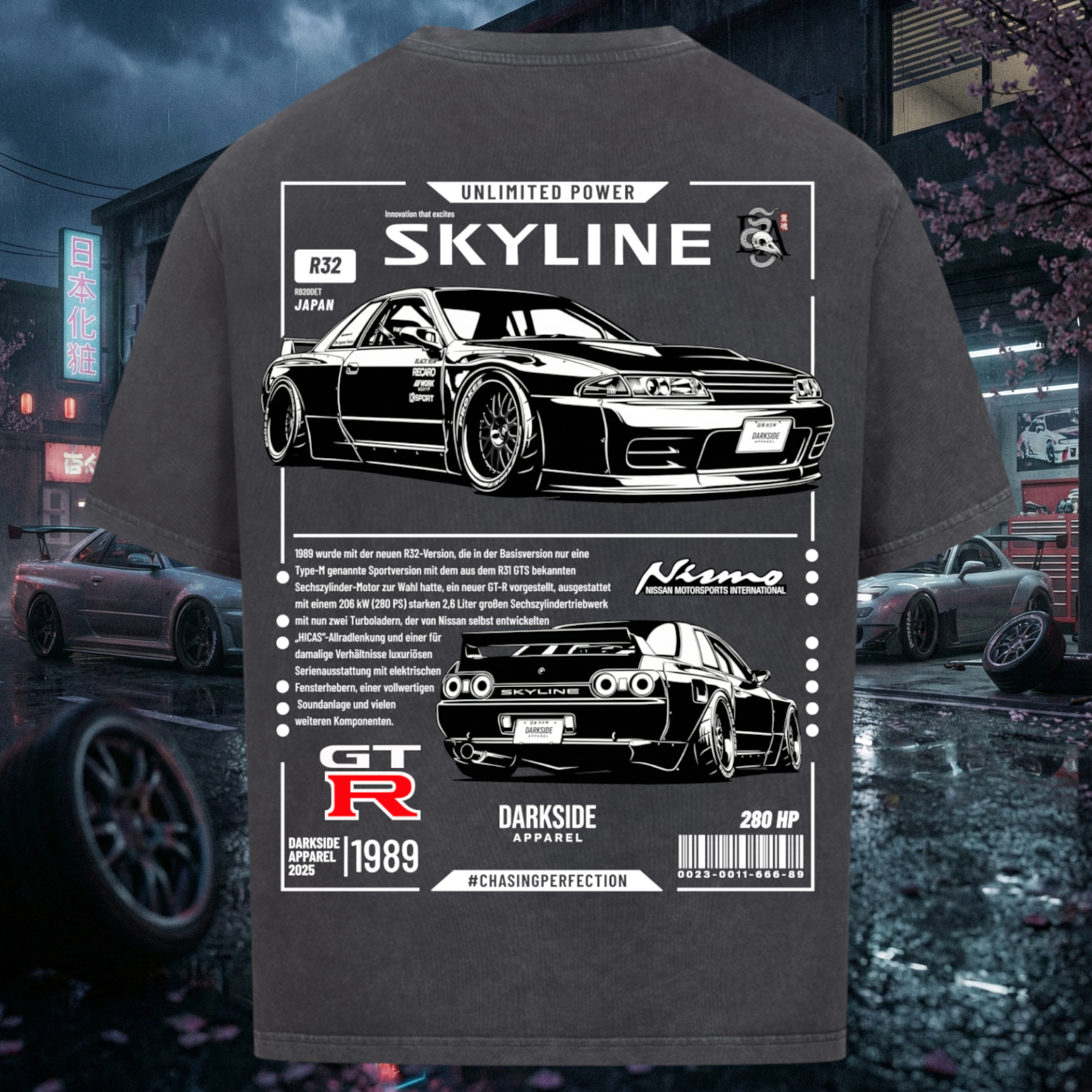 Skyline R32 Edition - Oversized Shirt