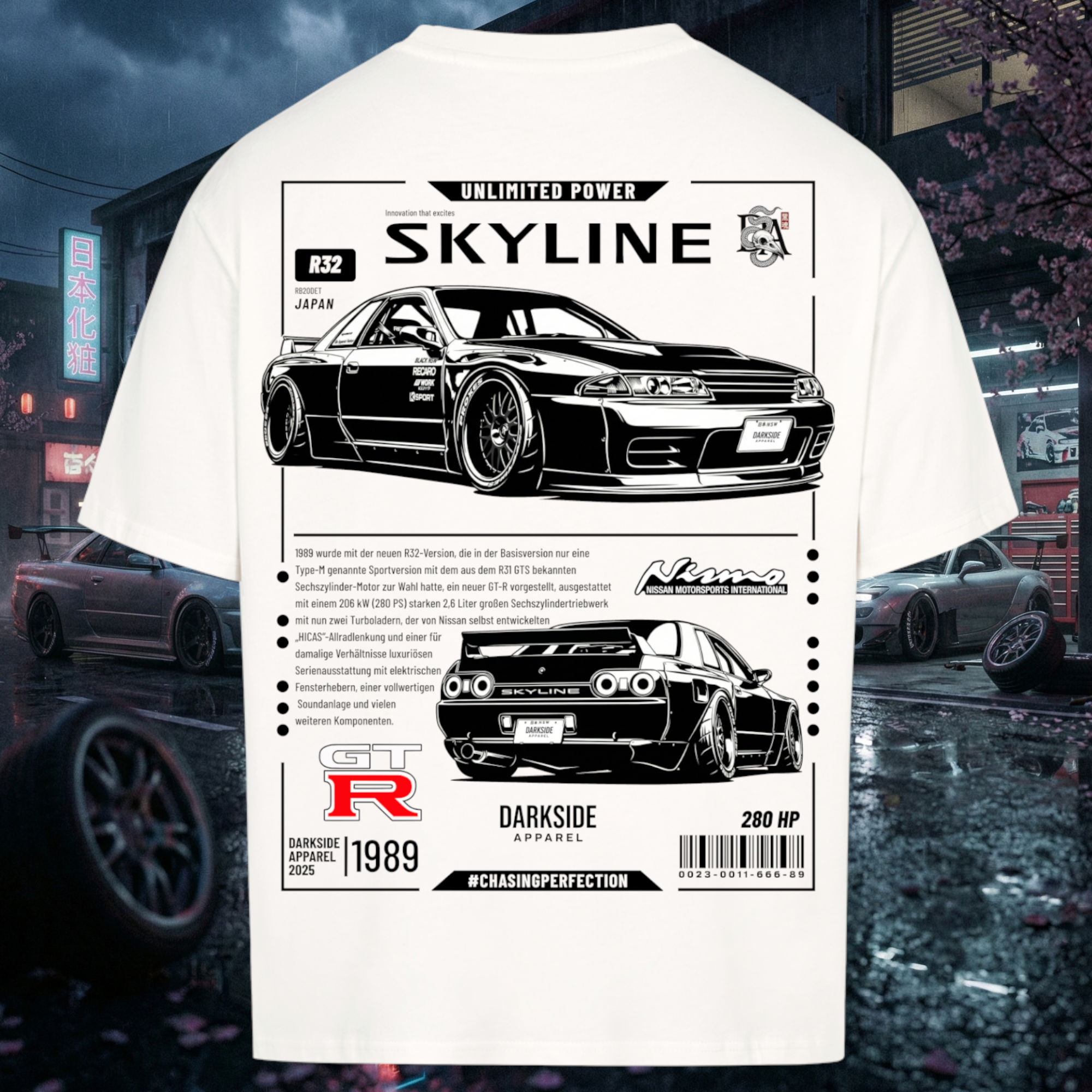 Skyline R32 Edition - Oversized Shirt