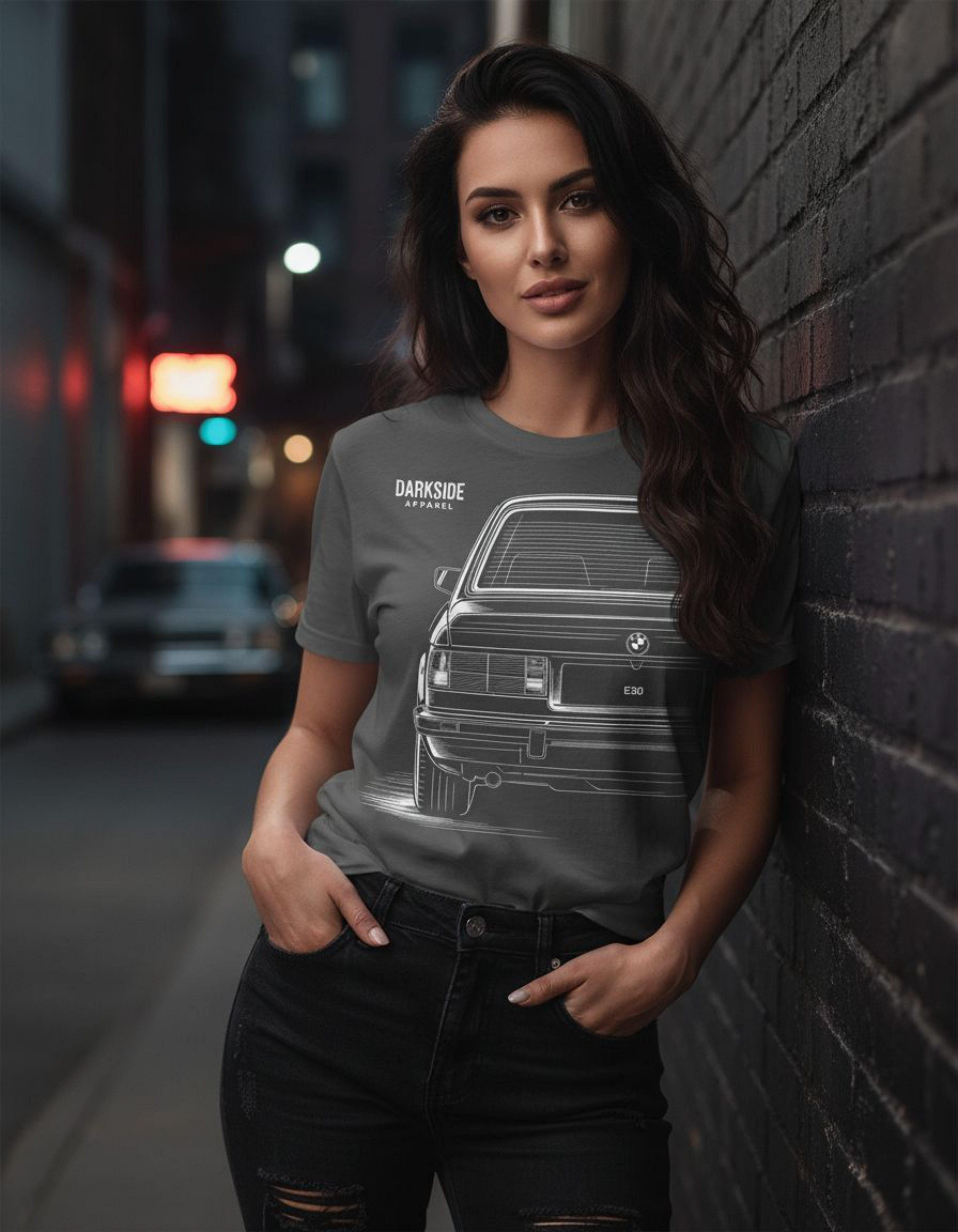 E30 Rear View - Classic Never Dies - Oversized Shirt unisex