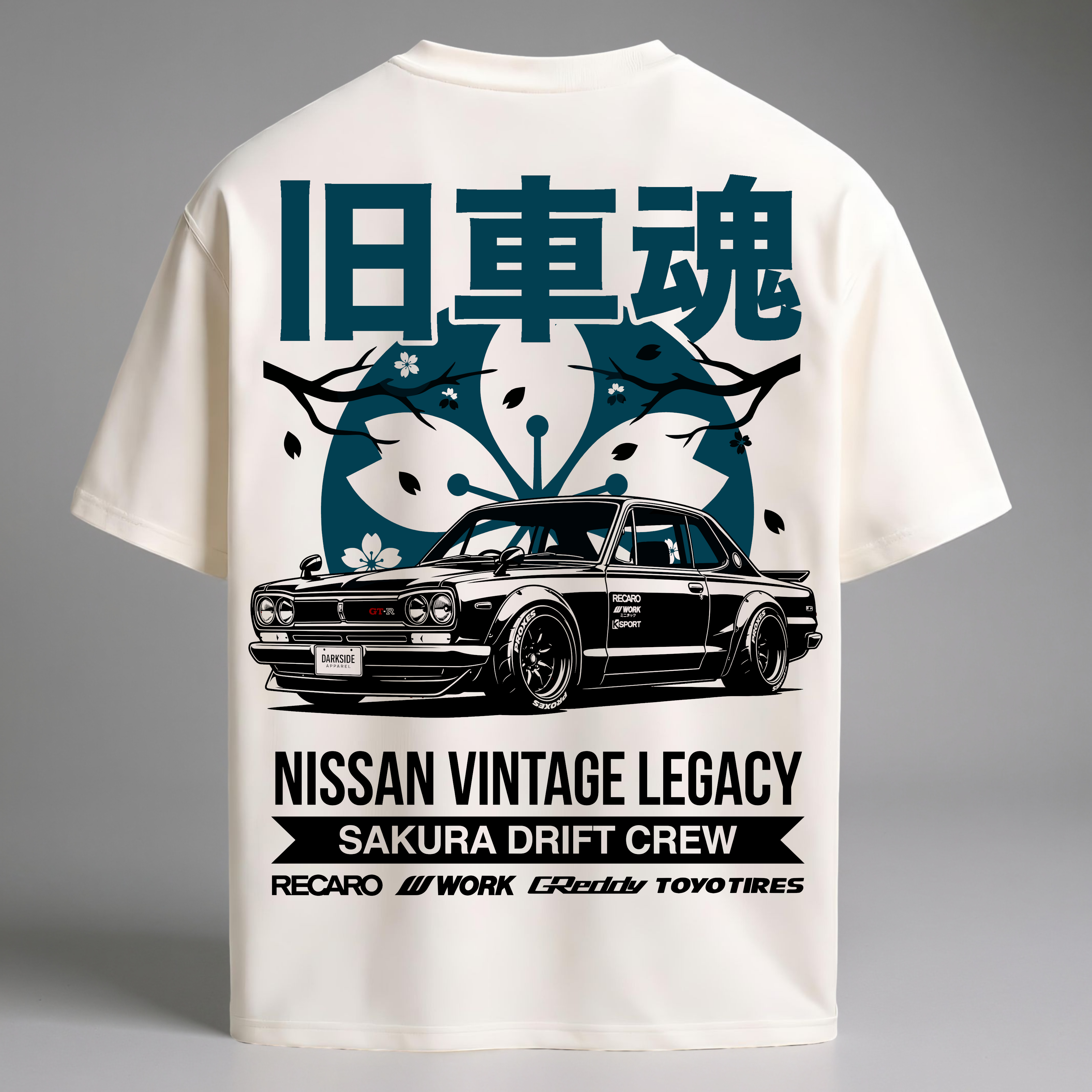 Nissan GT-R "Hakosuka" Legacy Petrol – Oversized Tee
