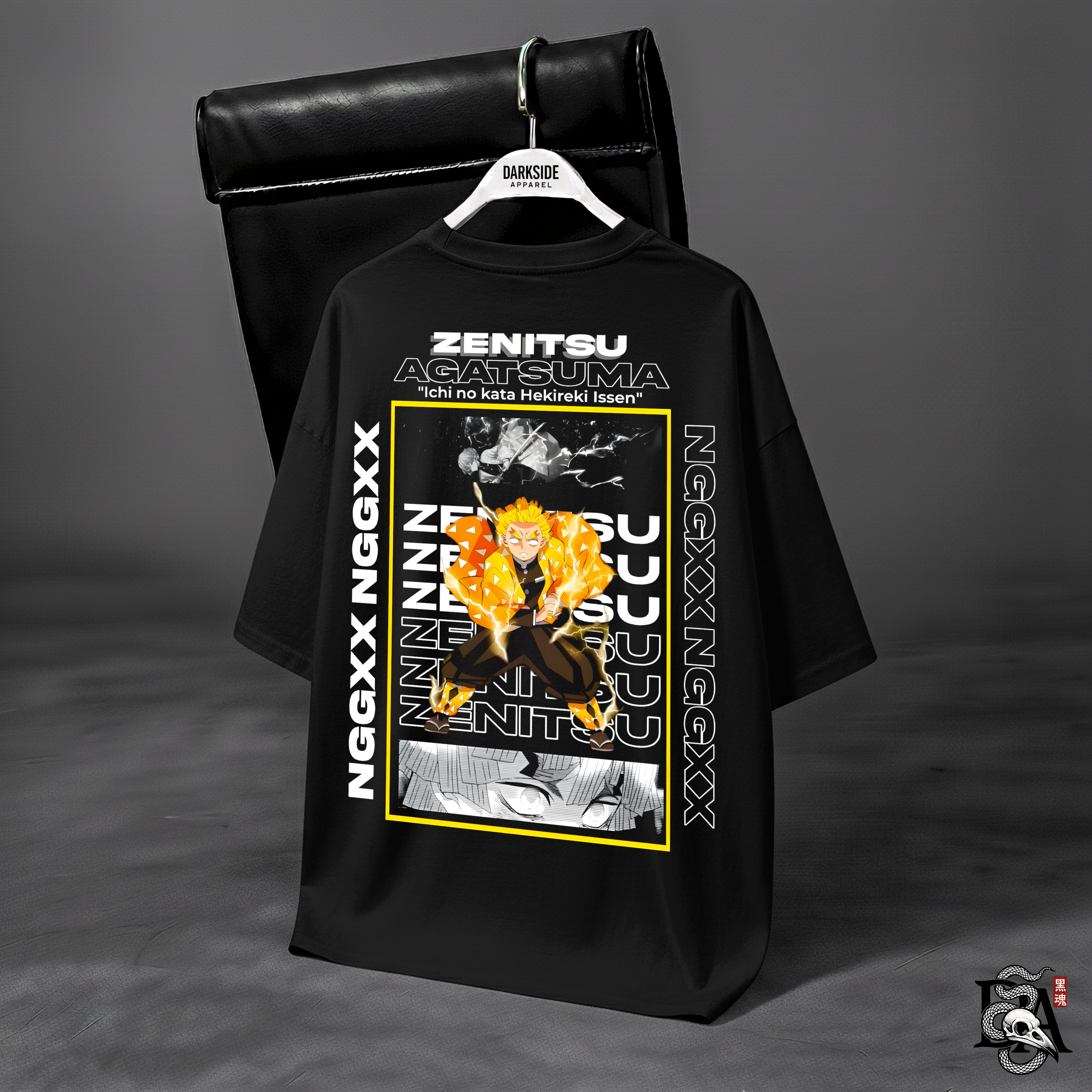 Demon Slayer – Zenitsu Agatsuma Thunder Style Oversized Shirt