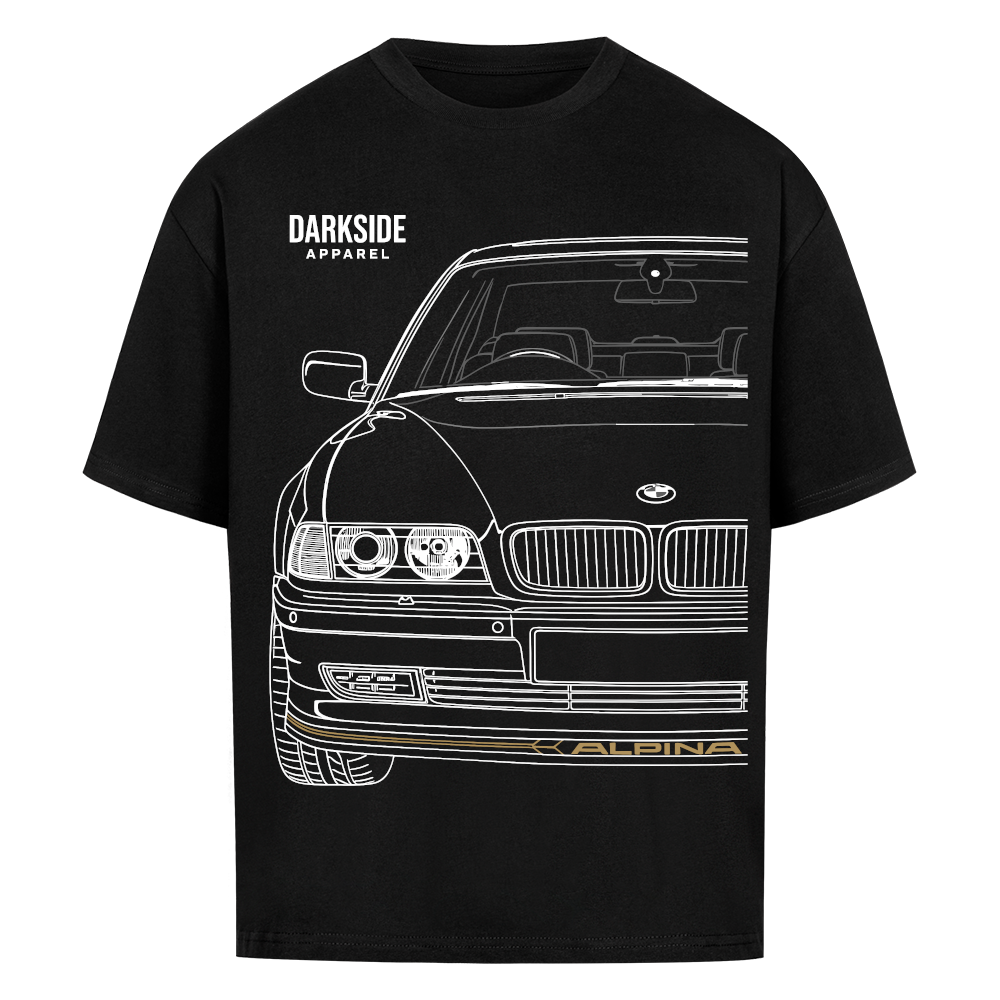 E38 Alpina B12 Front + Rear View - Oversized Shirt unisex