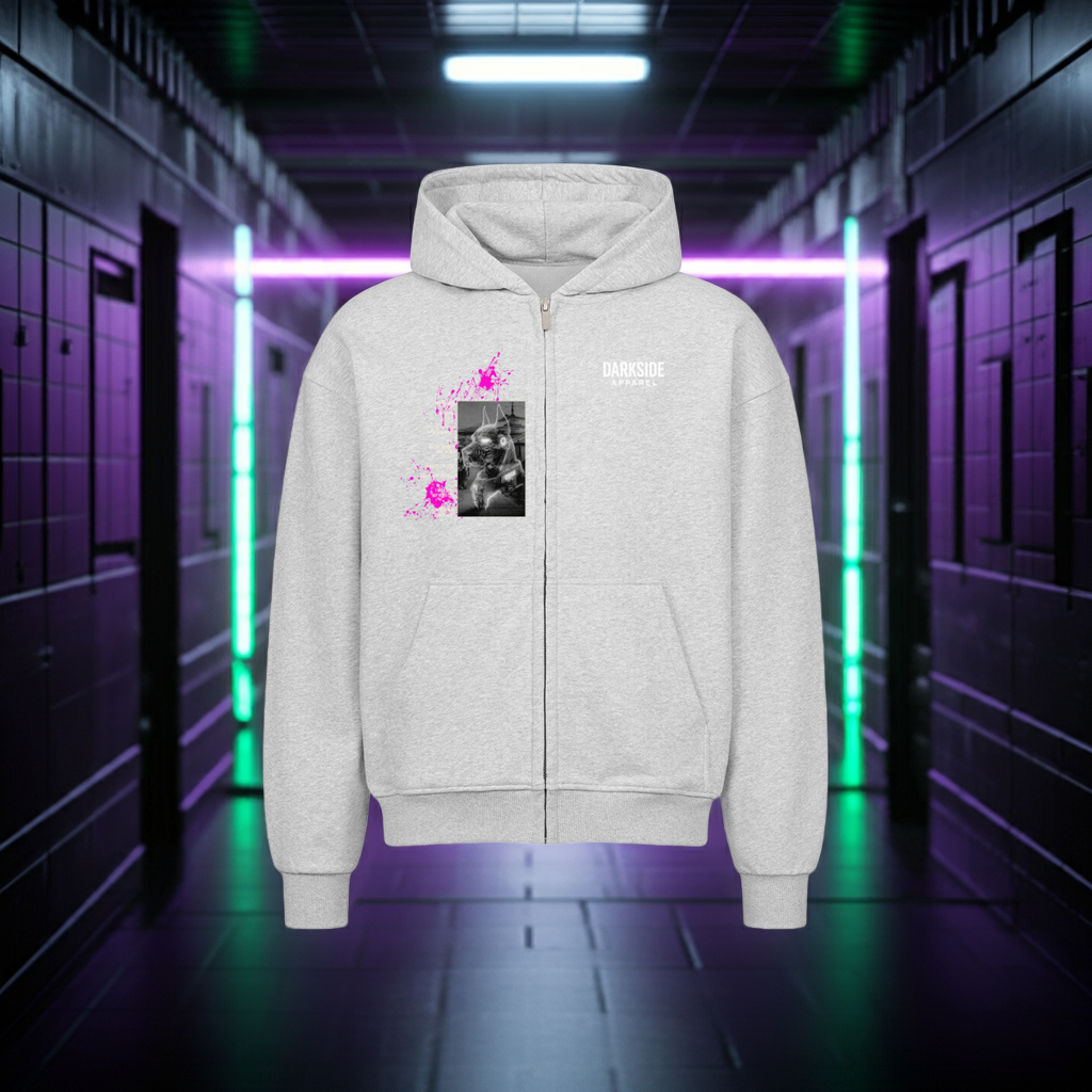 Heavy Zip Hoodie - 30th Century A.D. – THE DOGS PROPHECY (430 GSM)