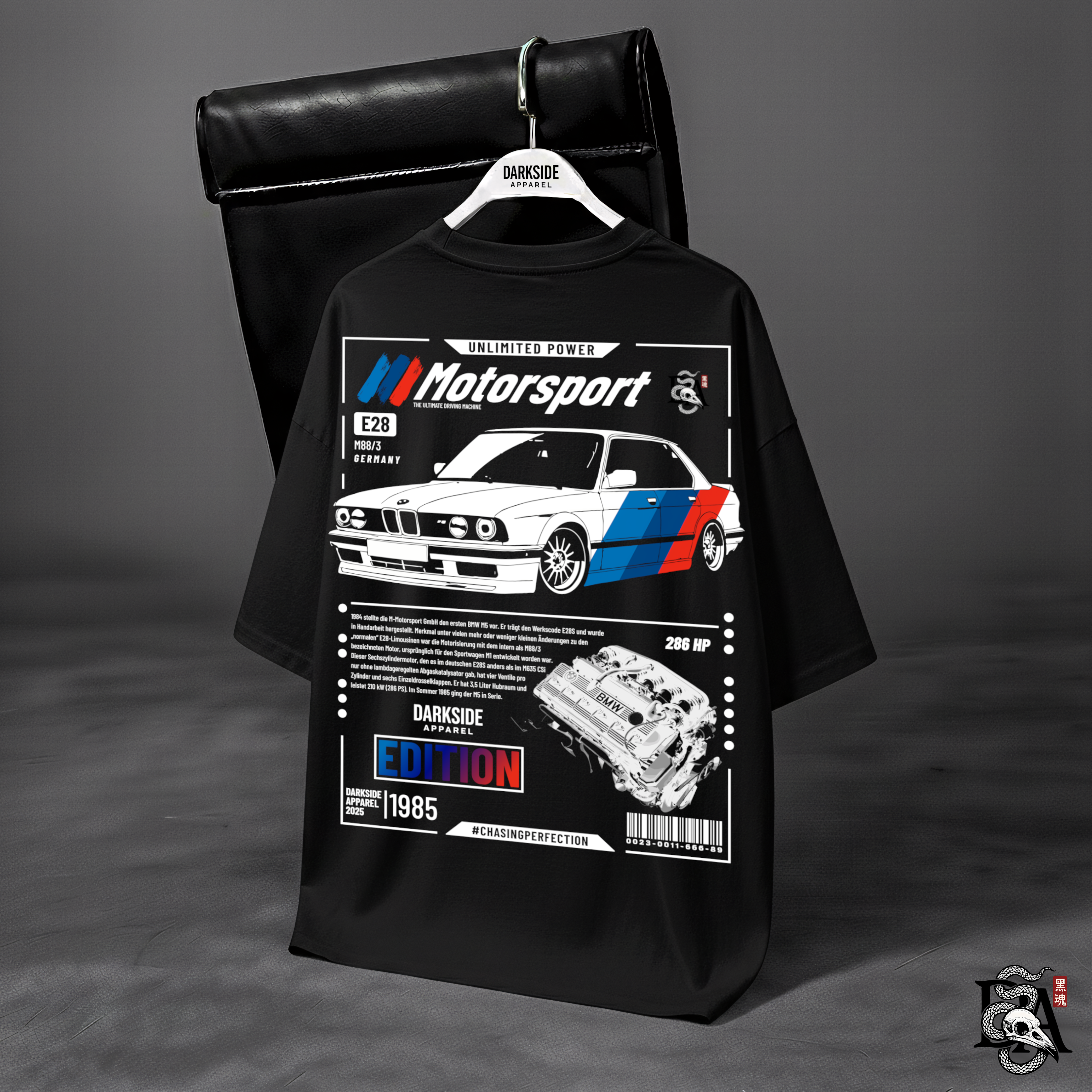 LIMITED E28 M5 EDITION (Front & Back) - Oversized Shirt