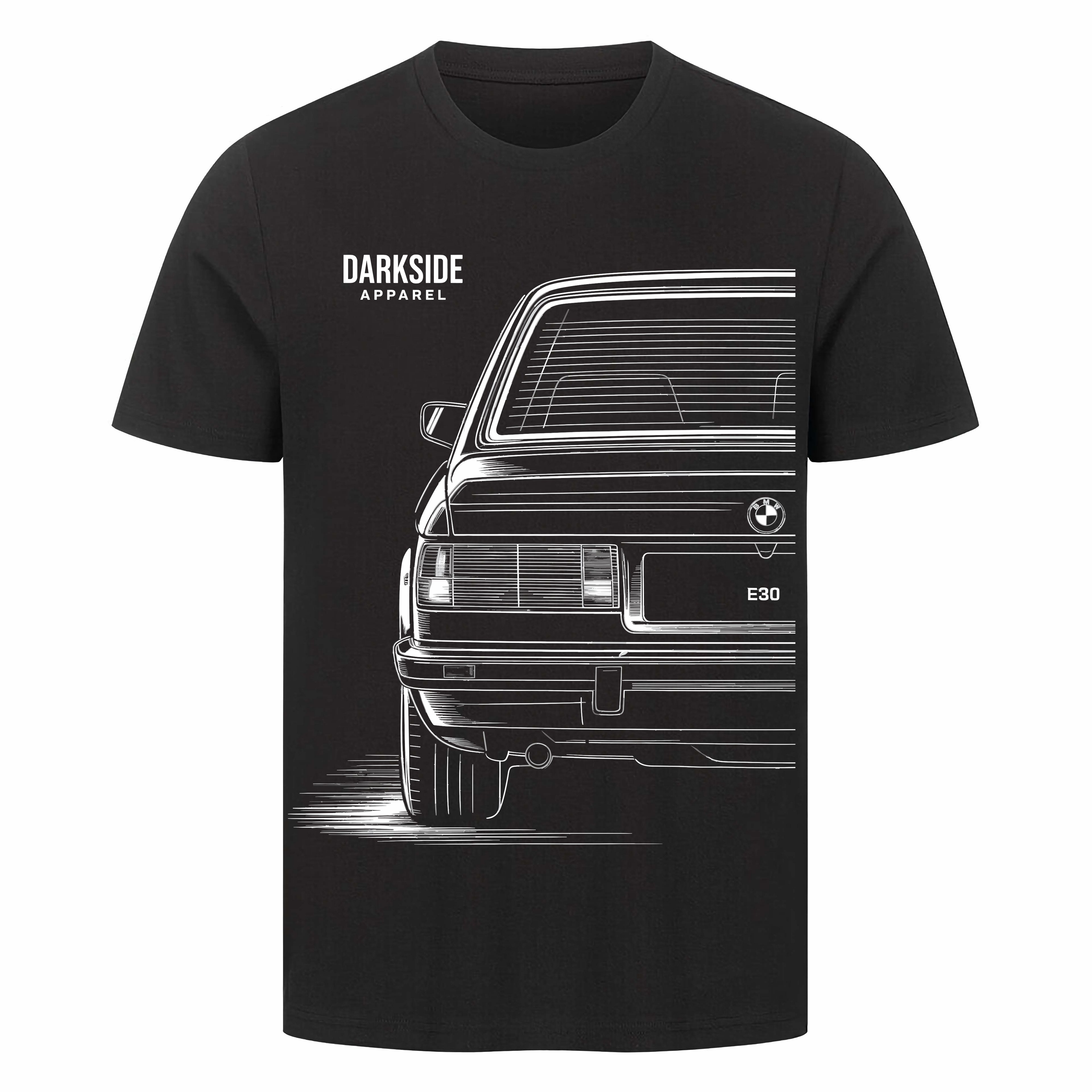 E30 Rear View - Classic Never Dies - Premium Shirt unisex