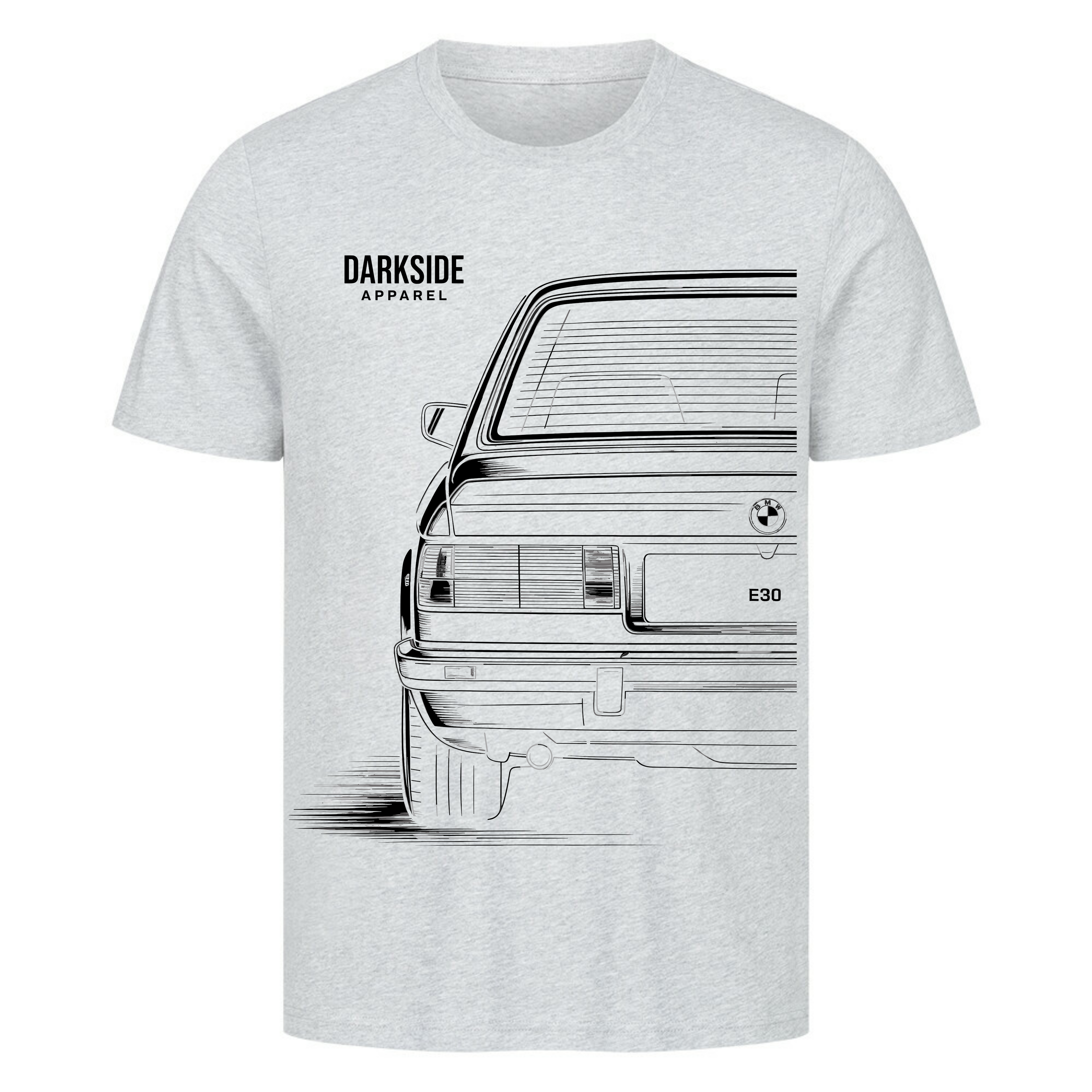 E30 Rear View - Classic Never Dies - Premium Shirt unisex