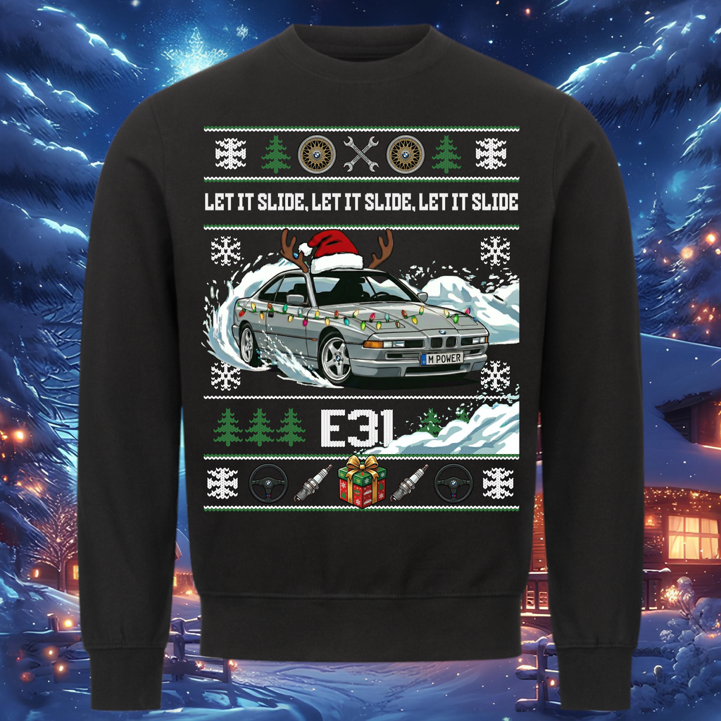 E31 - LET IT SLIDE - Sweat-shirt de Noël