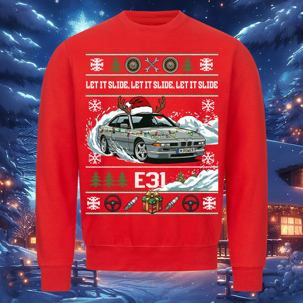 E31 - LET IT SLIDE - Sweat-shirt de Noël