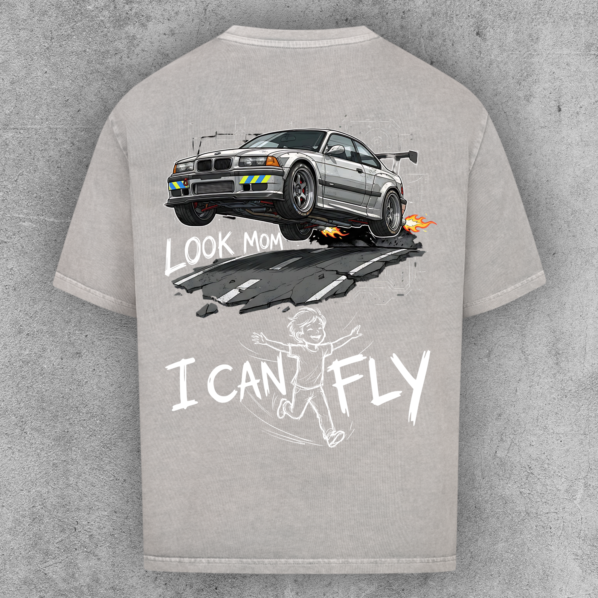 Look Mom I can Fly e36 Edition - Oversized Shirt