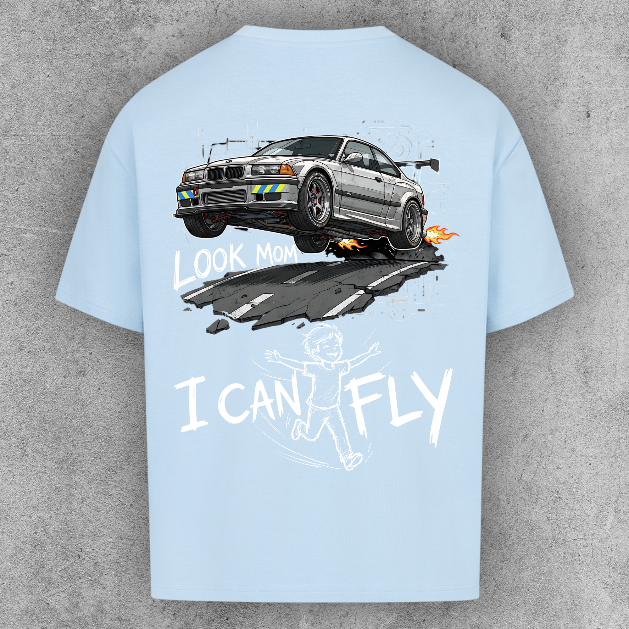 Look Mom I can Fly e36 Edition - Oversized Shirt