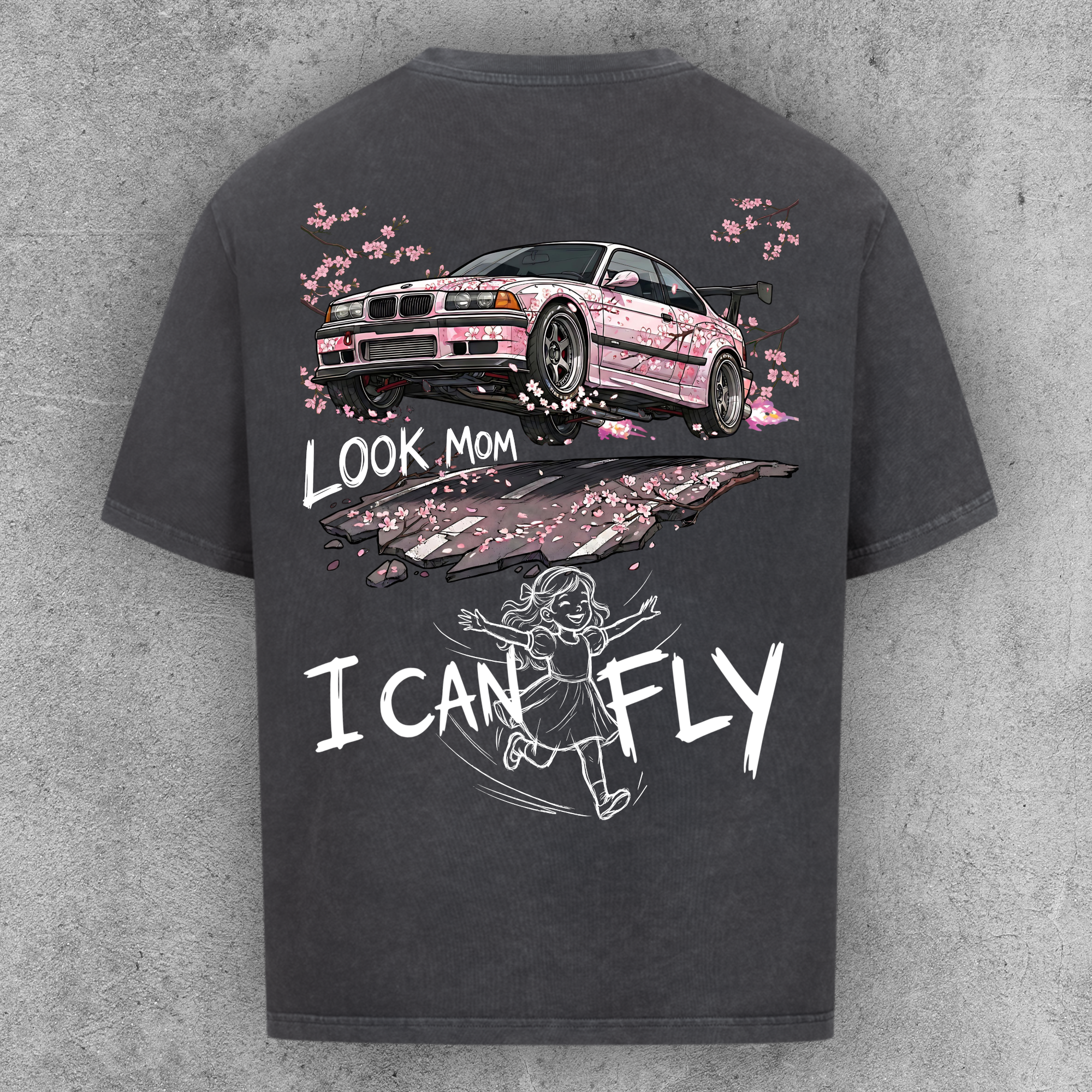 Look Mom I can Fly e36 Blossom Edition - Oversized Shirt