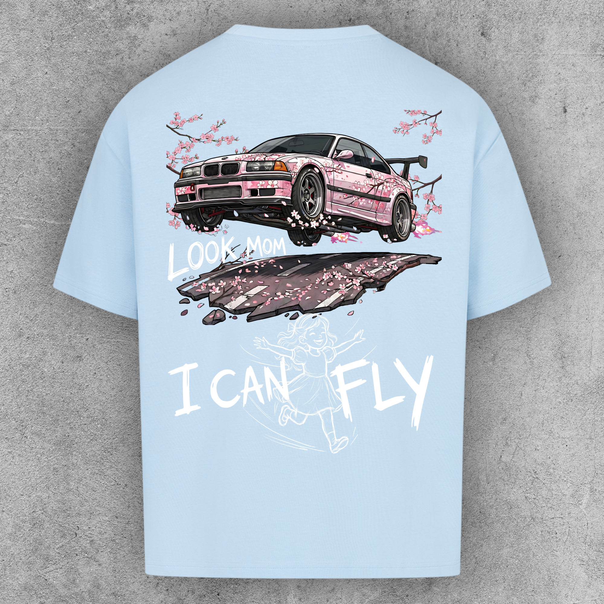 Look Mom I can Fly e36 Blossom Edition - Oversized Shirt