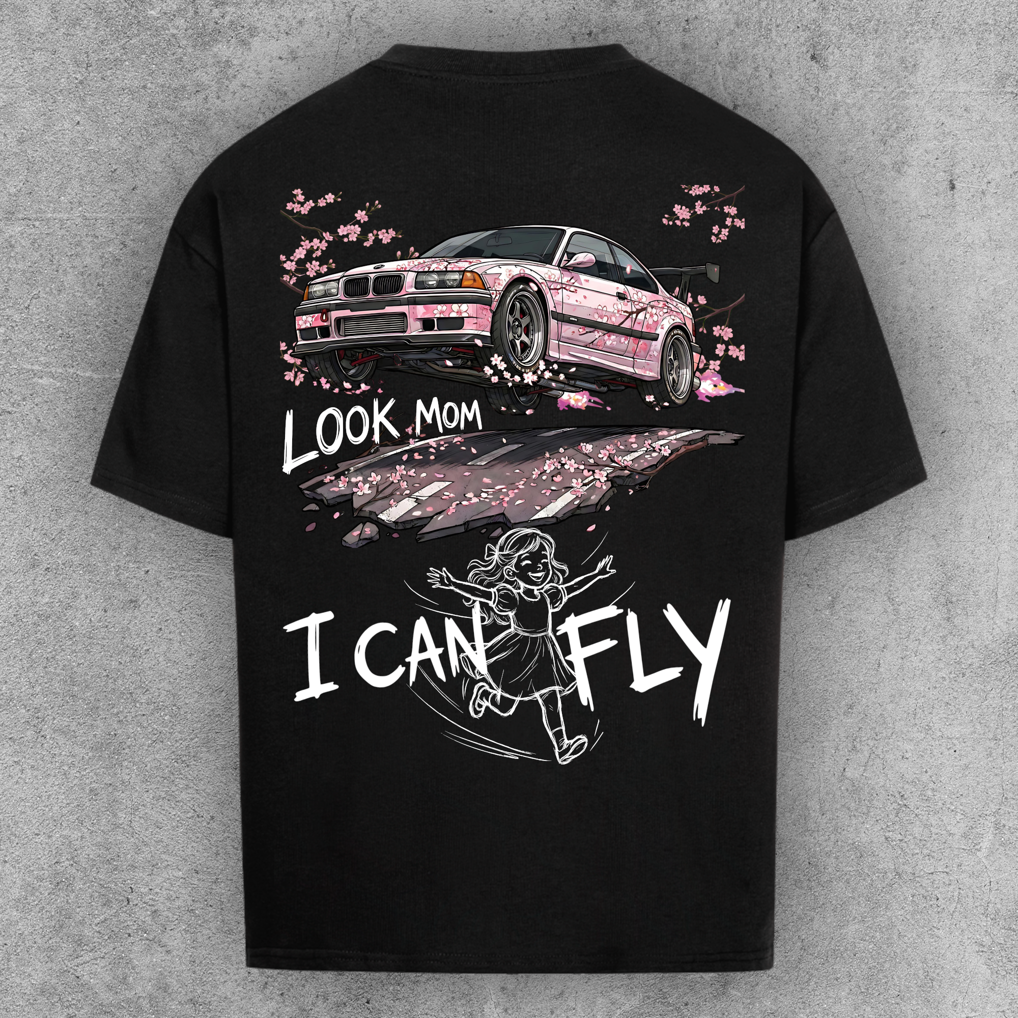 Look Mom I can Fly e36 Blossom Edition - Oversized Shirt