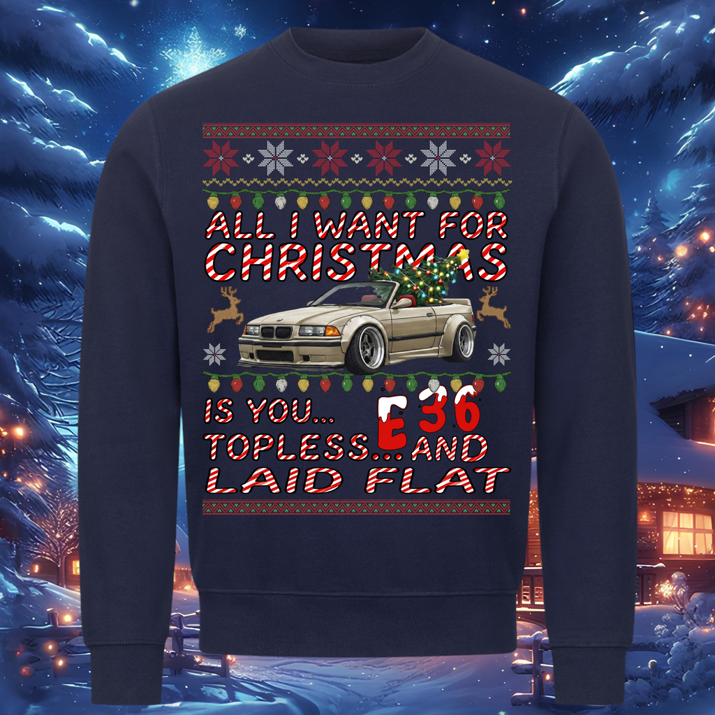 E36 Topless et allongée à plat - Sweat-shirt