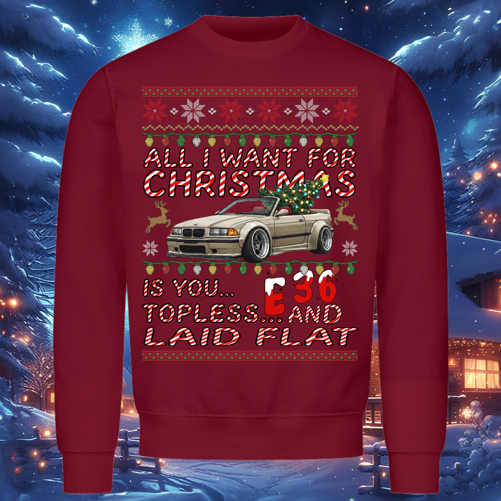 E36 Topless et allongée à plat - Sweat-shirt