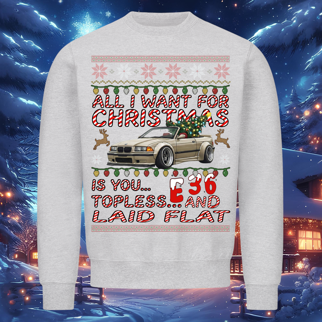 E36 Topless et allongée à plat - Sweat-shirt