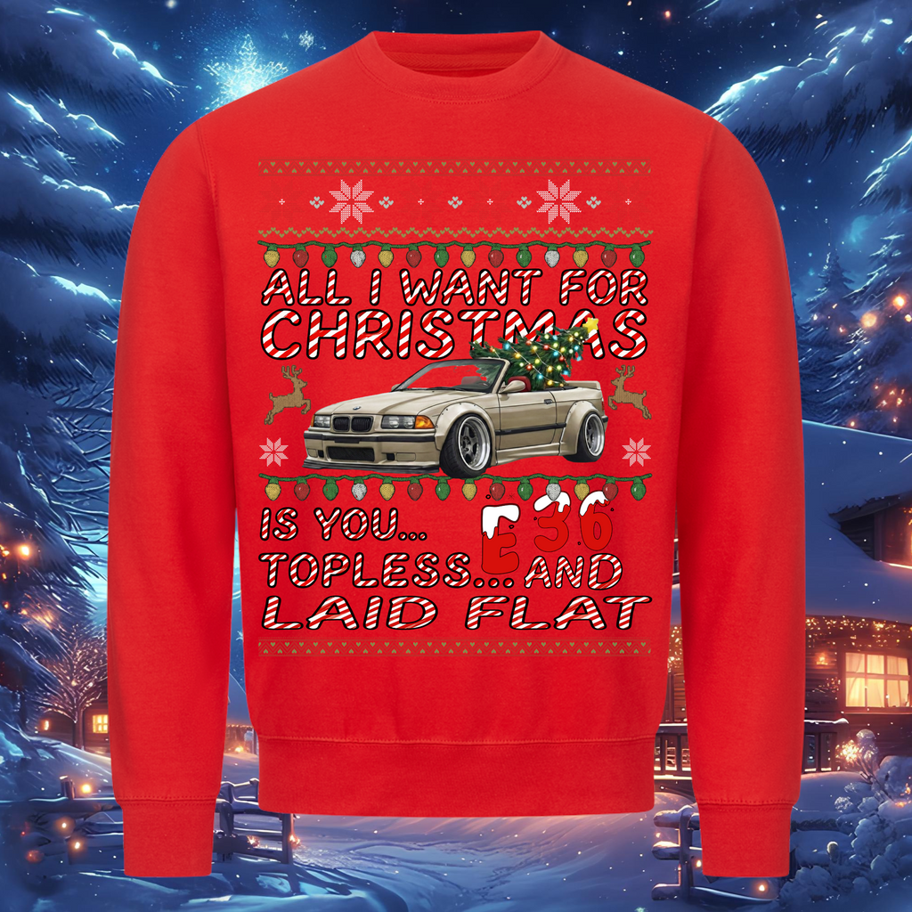 E36 Topless et allongée à plat - Sweat-shirt