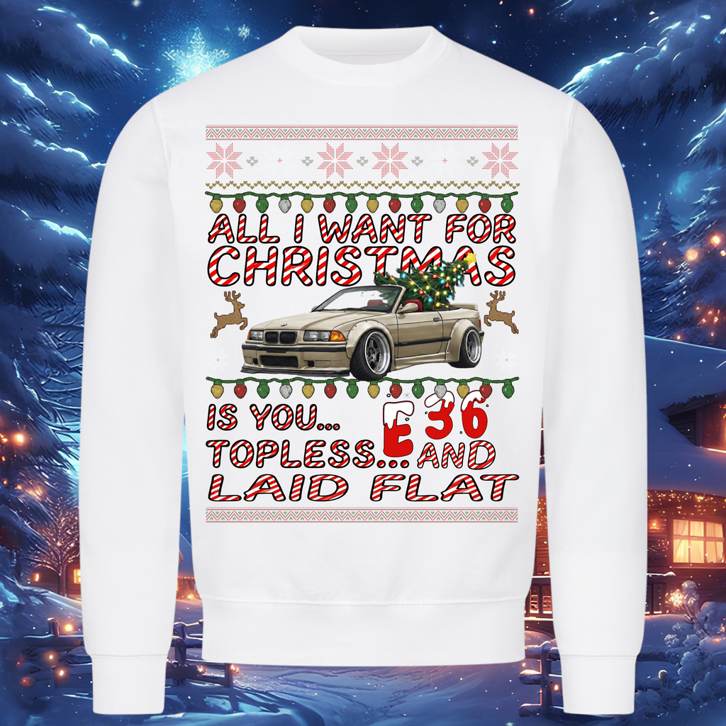 E36 Topless et allongée à plat - Sweat-shirt