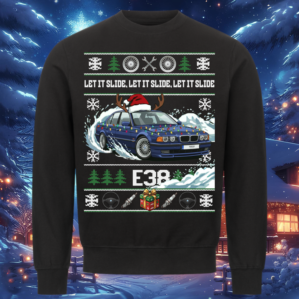E38 7 Series - LET IT SLIDE - Christmas Sweatshirt