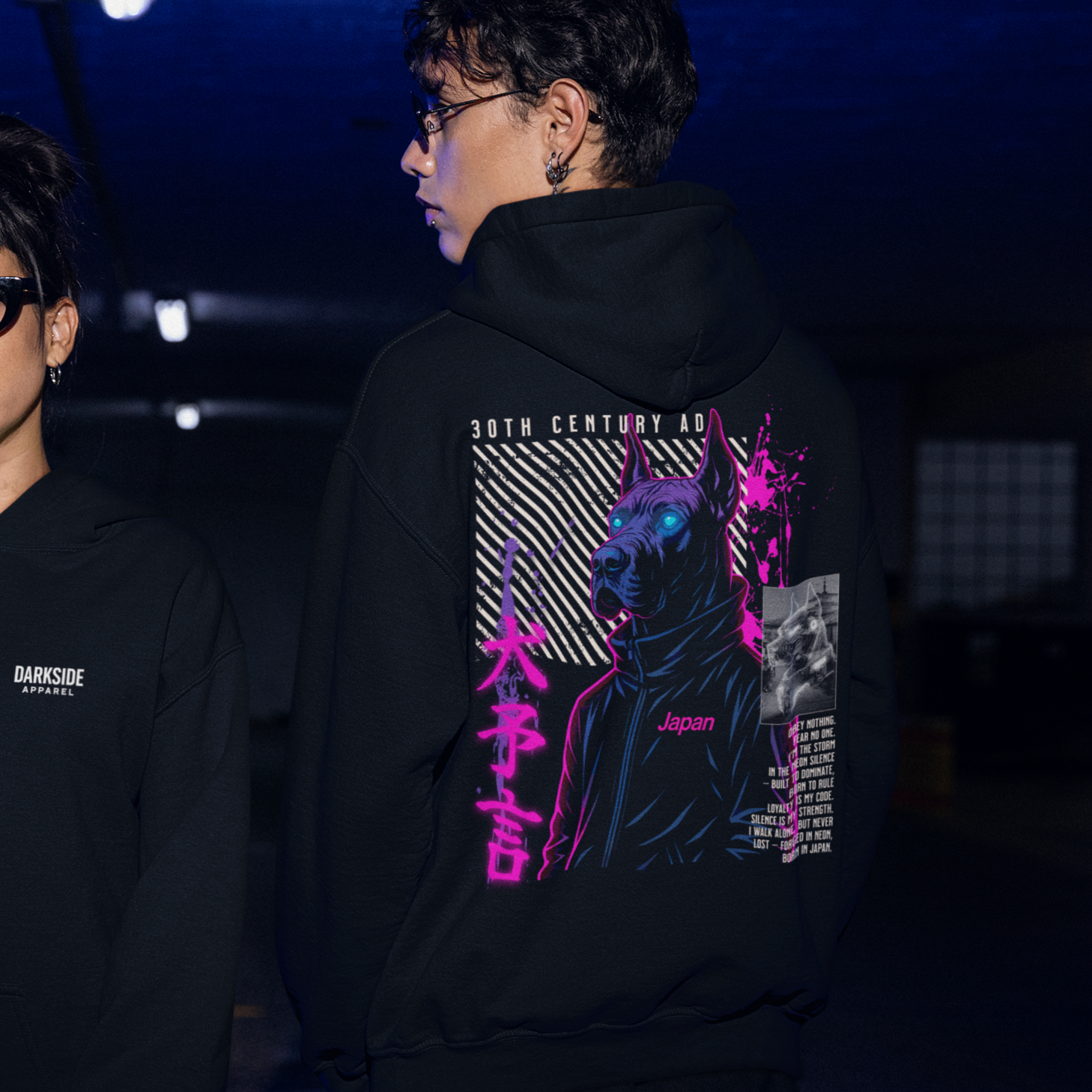 Heavy Zip Hoodie - 30th Century A.D. – THE DOGS PROPHECY (430 GSM)