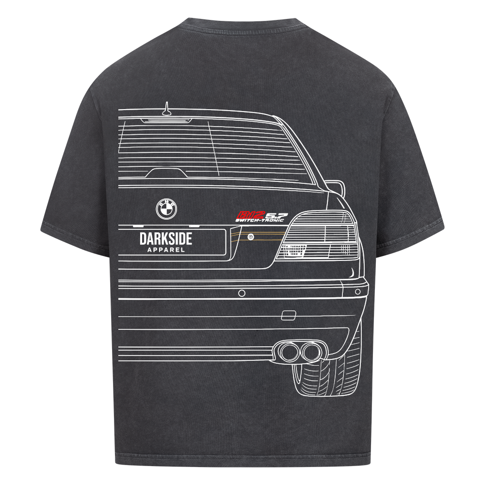 E38 Alpina B12 Front + Rear View - Oversized Shirt unisex