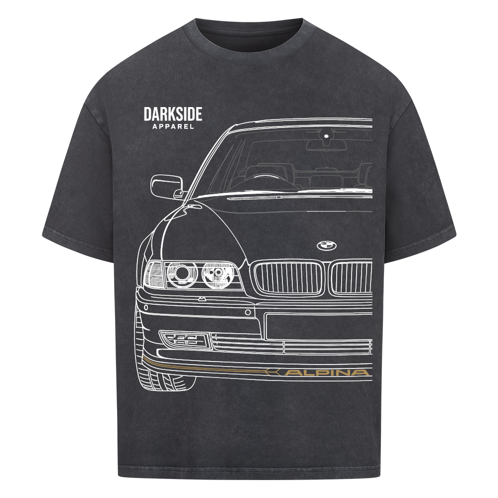 E38 Alpina B12 Front + Rear View - Oversized Shirt unisex