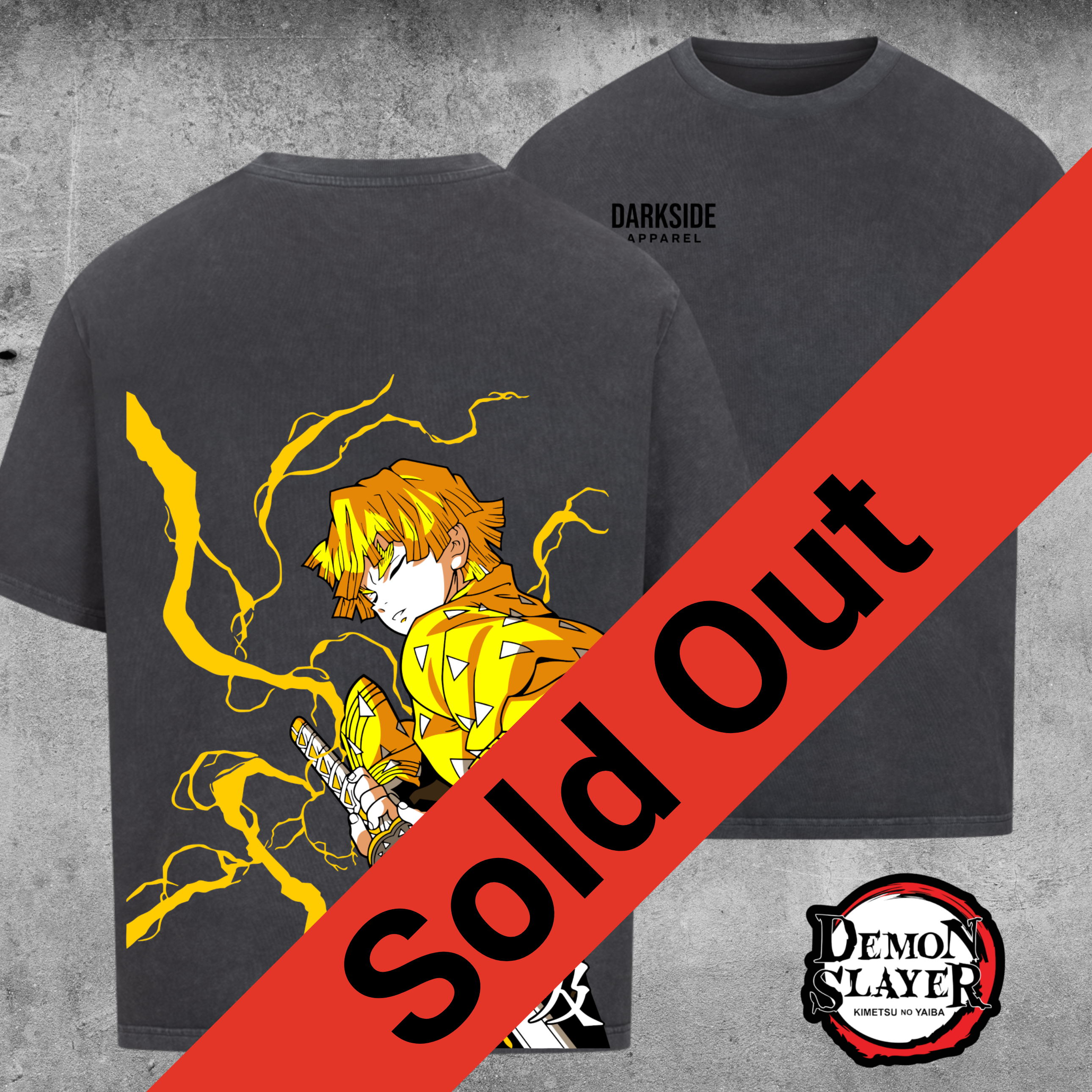 Zenitsu Thunder Breathing – Oversized Shirt