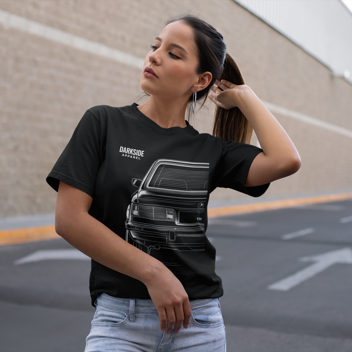 E30 Rear View - Classic Never Dies - Oversized Shirt unisex