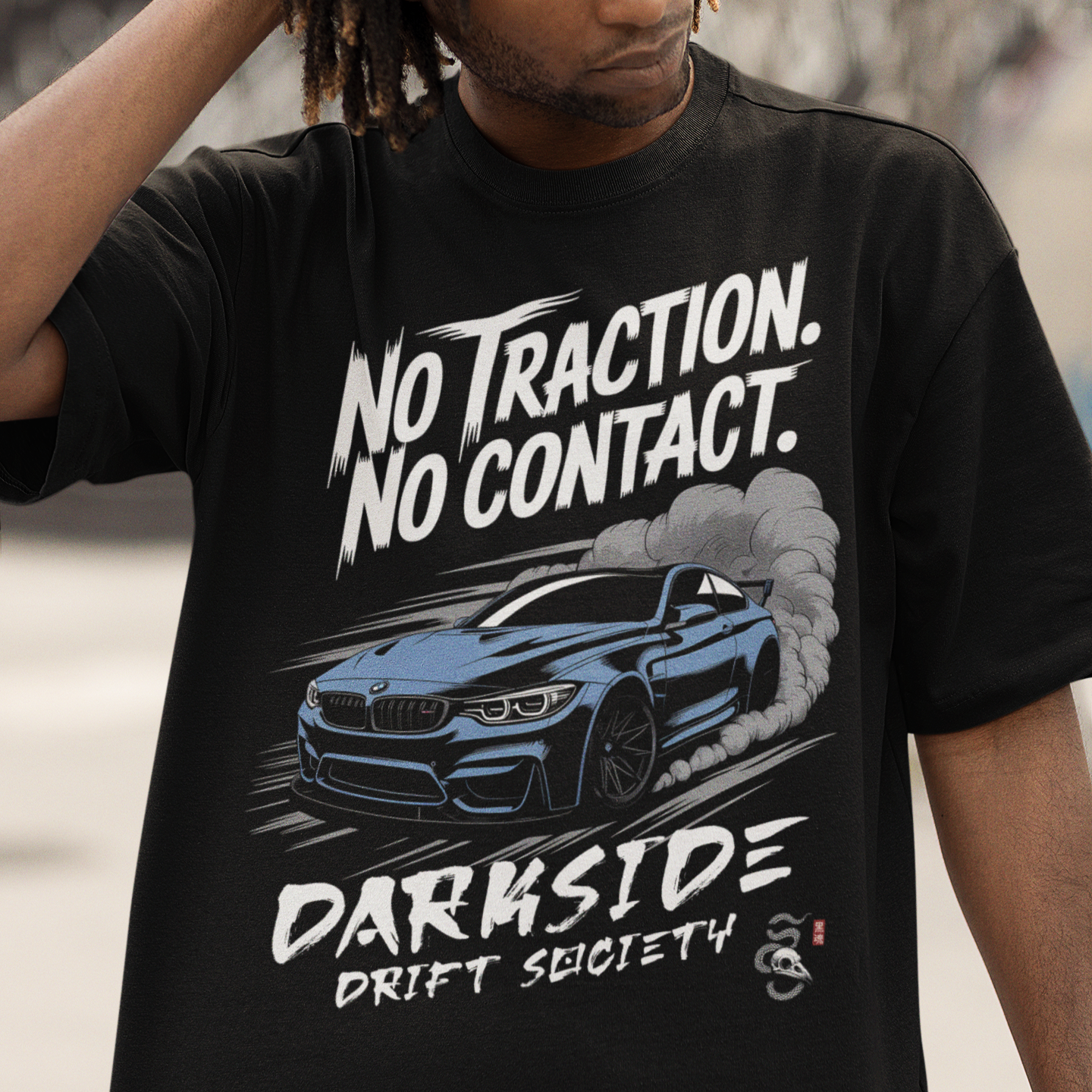 No Traction. No Contact - Oversized Shirt