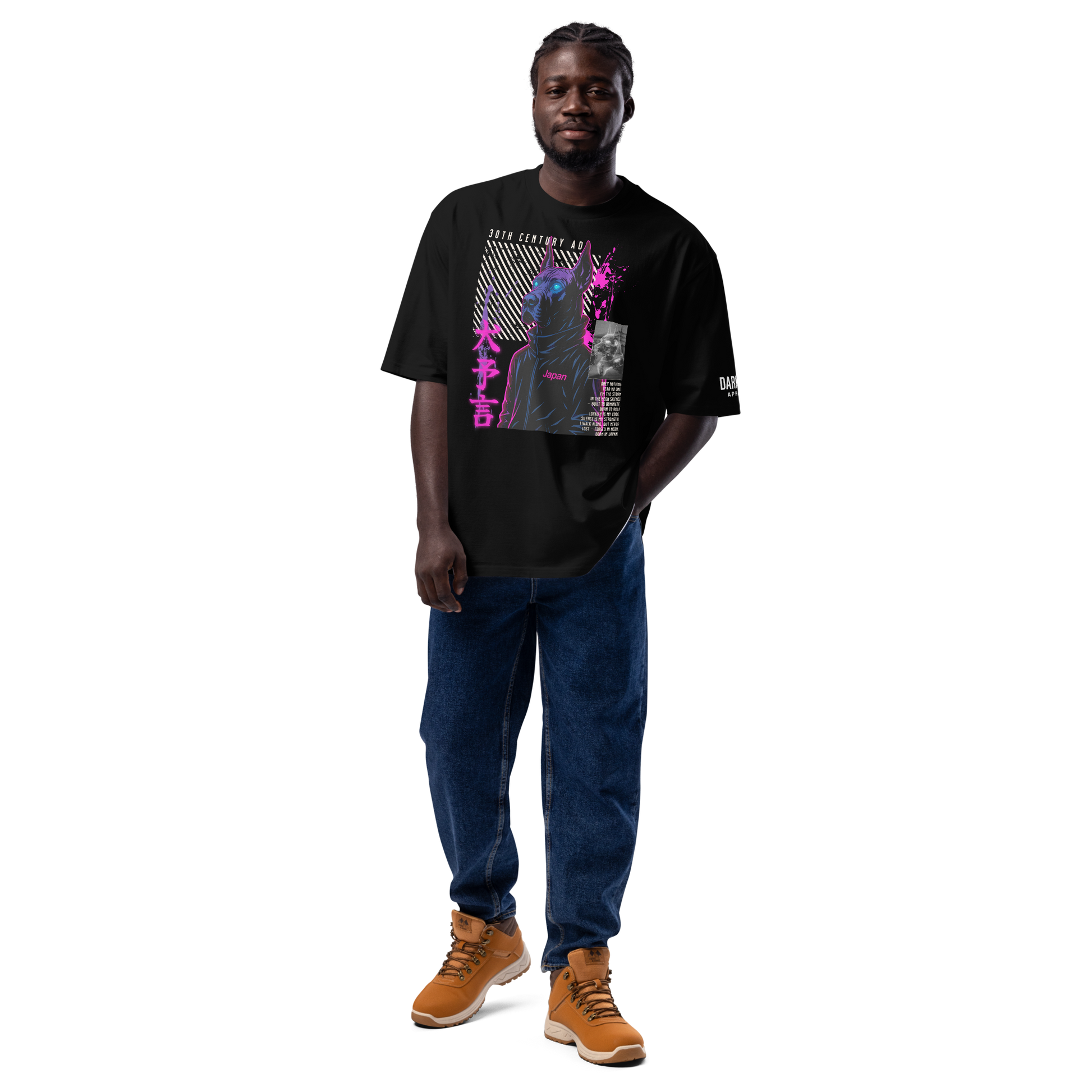 30th Century A.D. – THE DOGS PROPHECY™ Oversized Tee by Darkside Apparel