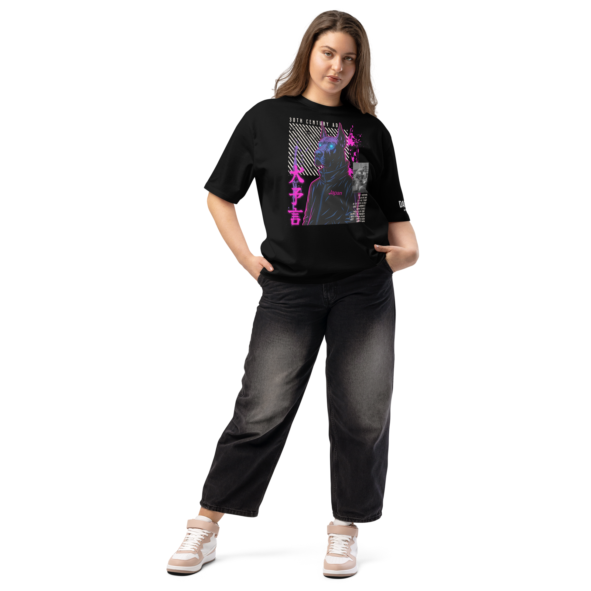 30th Century A.D. – THE DOGS PROPHECY™ Oversized Tee by Darkside Apparel
