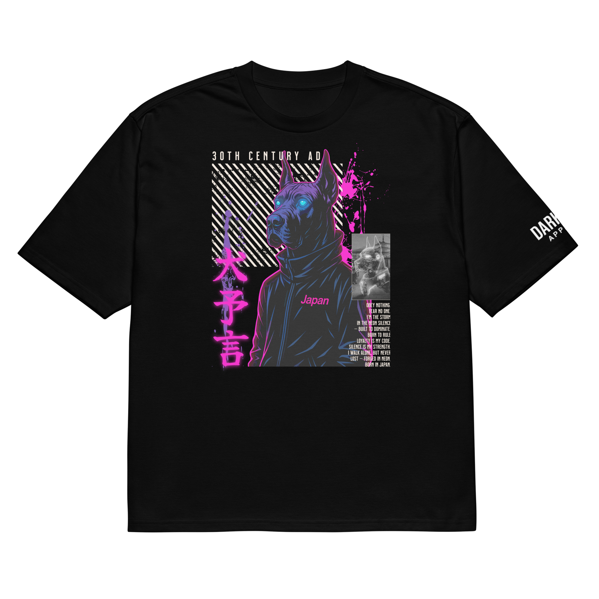30th Century A.D. – THE DOGS PROPHECY™ Oversized Tee by Darkside Apparel
