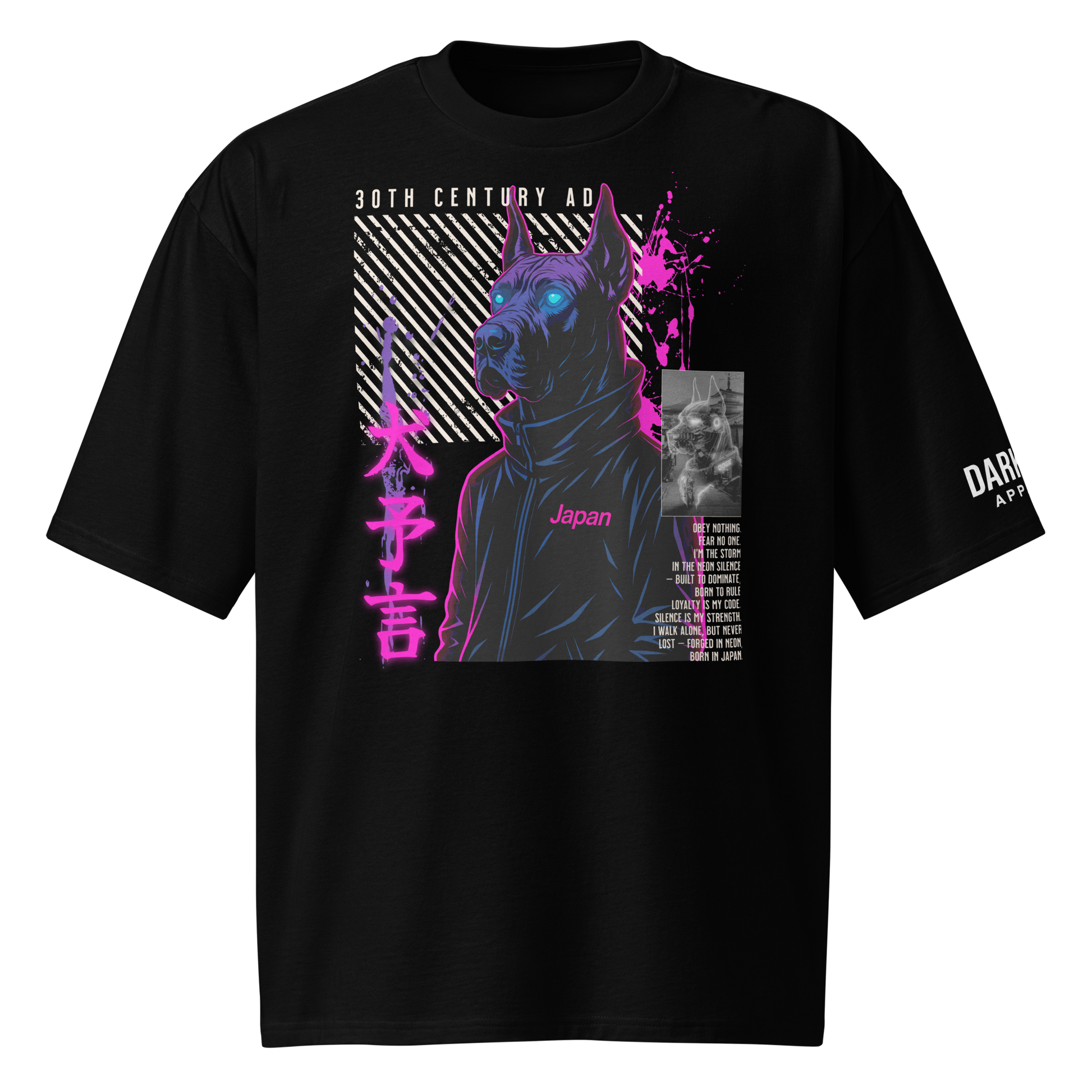 30th Century A.D. – THE DOGS PROPHECY™ Oversized Tee by Darkside Apparel