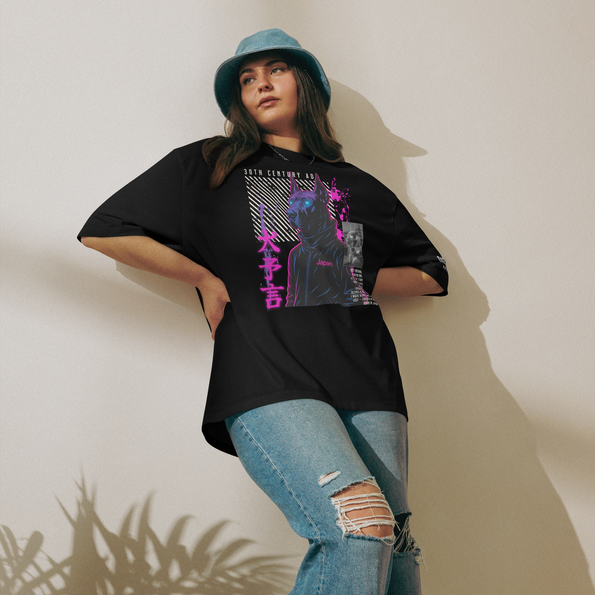 30th Century A.D. – THE DOGS PROPHECY™ Oversized Tee by Darkside Apparel