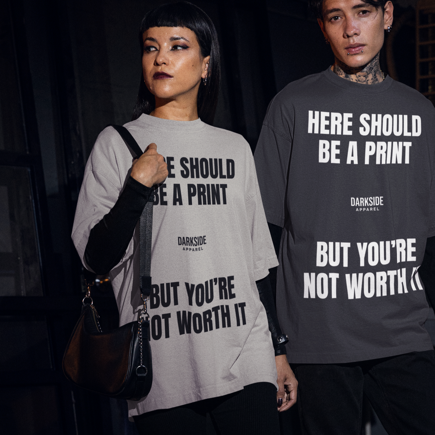 Not Worth It - Oversized Shirt