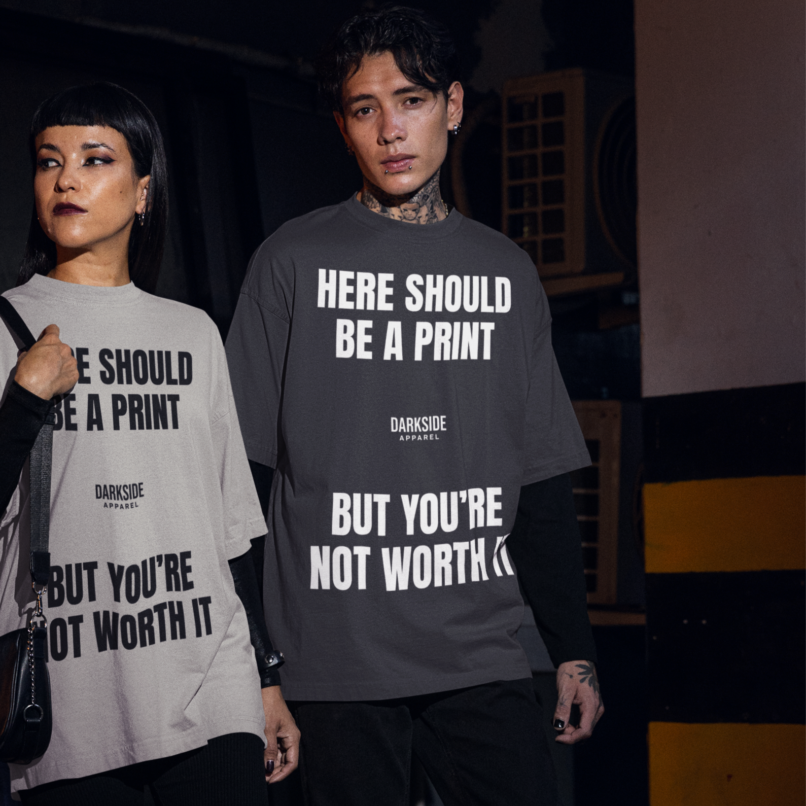 Not Worth It - Oversized Shirt