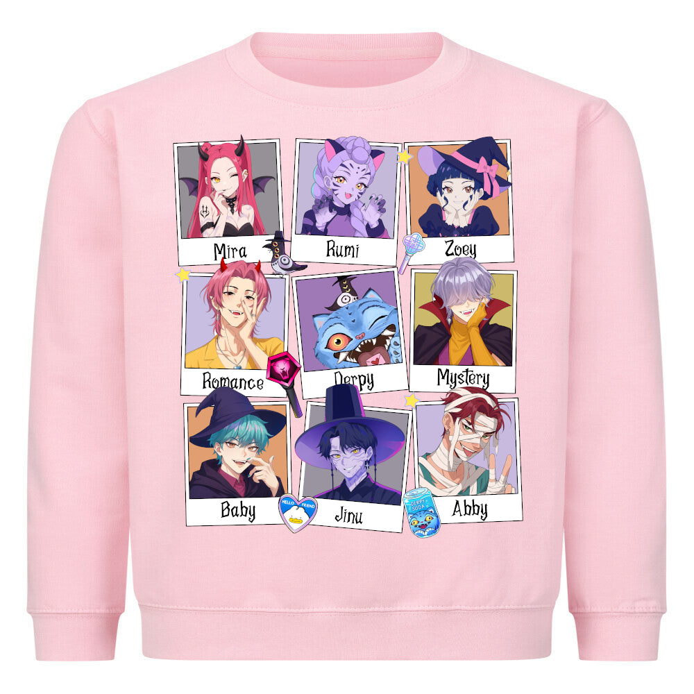 💫 Kinder-Sweater „Character Squad“ – Bunt, gemütlich & voller Persönlichkeit