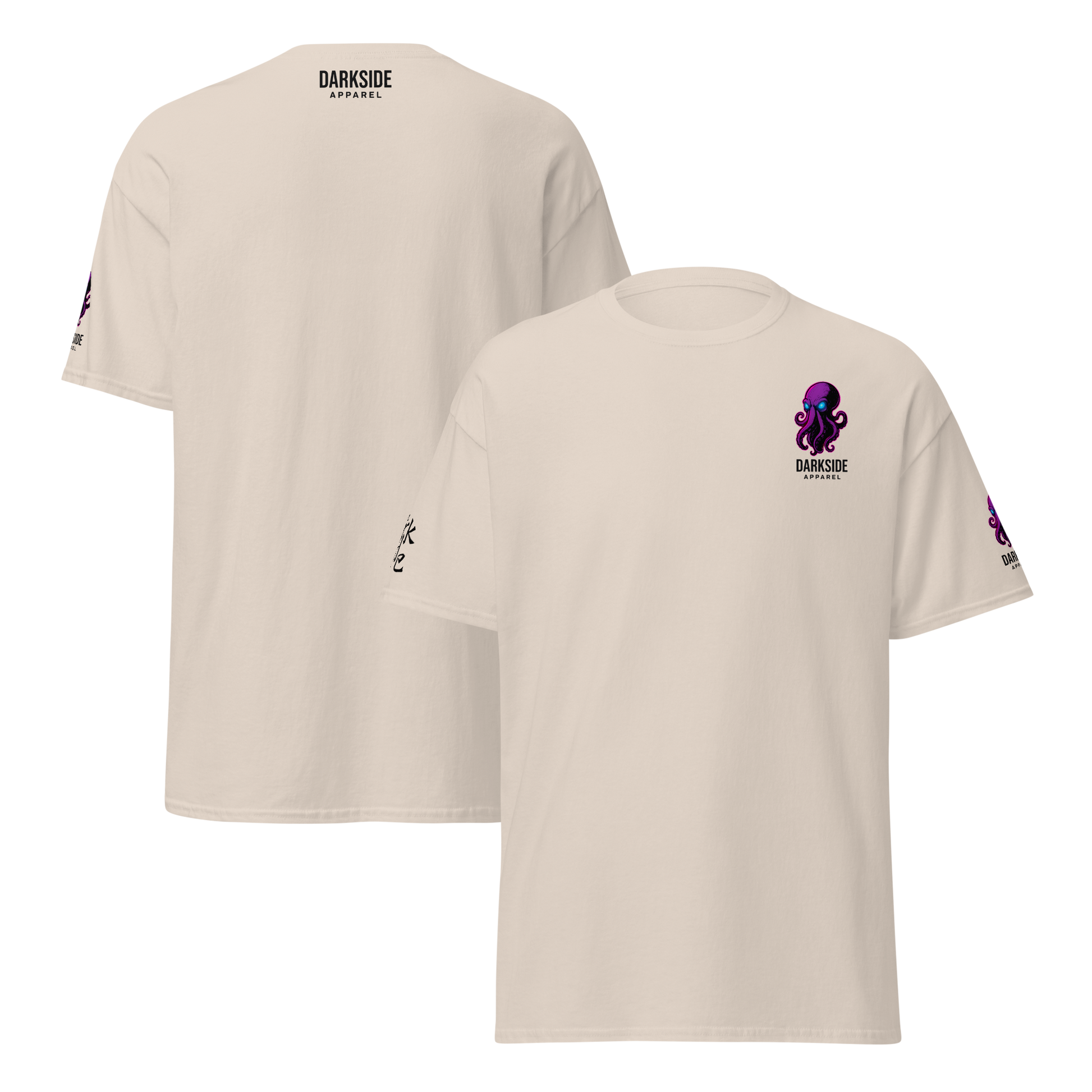 Darkside Apparel – Core Kraken Tee (Unisex) Minimal. Markant. Mühelos anders.